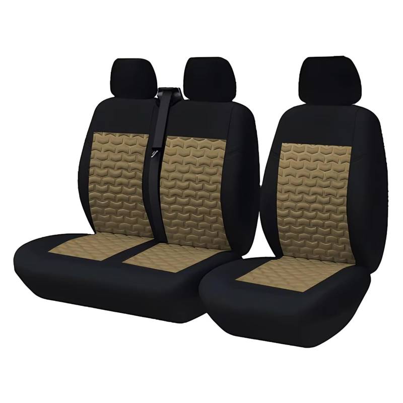Autositzbezug 2+1 Van Truck Sitzbezüge Für Peugeot Für Boxer Für 250 Rutschfester Und Stabiler Autositzschutz Für Den Innenraum Sitzschoner Auto(Type A) von LPAKMGAGEL