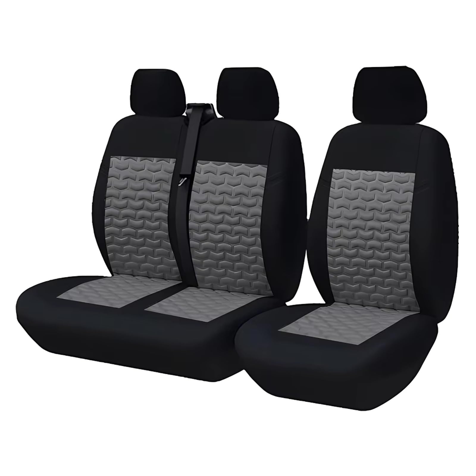 Autositzbezug 2+1 Van Truck Sitzbezüge Für Peugeot Für Boxer Für 250 Rutschfester Und Stabiler Autositzschutz Für Den Innenraum Sitzschoner Auto(Type F) von LPAKMGAGEL