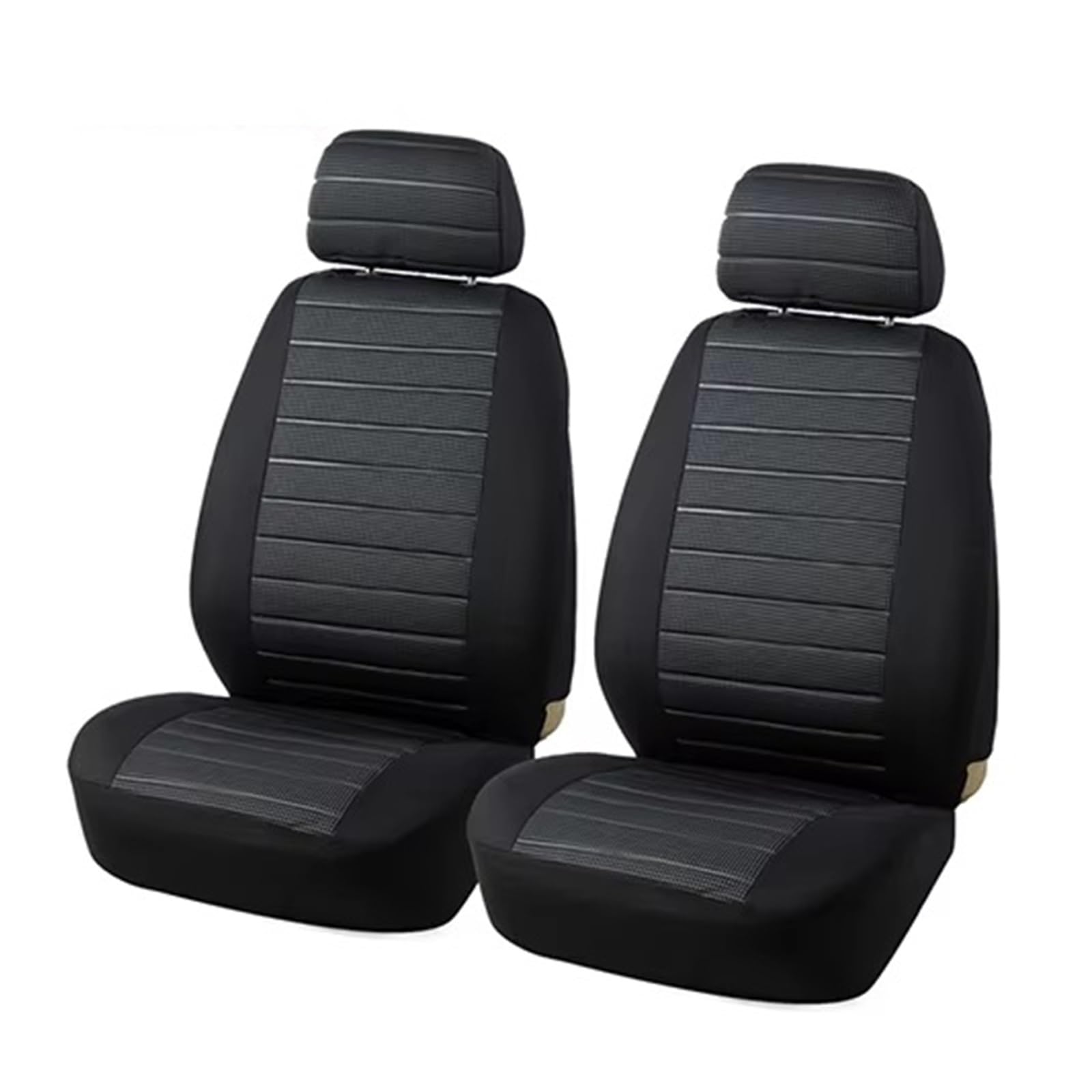 Autositzbezug 2-teilige Autositzbezüge, Airbag-kompatibel, Geeignet Für Die Meisten Autos, Getrenntes Autositz-Innenzubehör Sitzschoner Auto(Gray) von LPAKMGAGEL