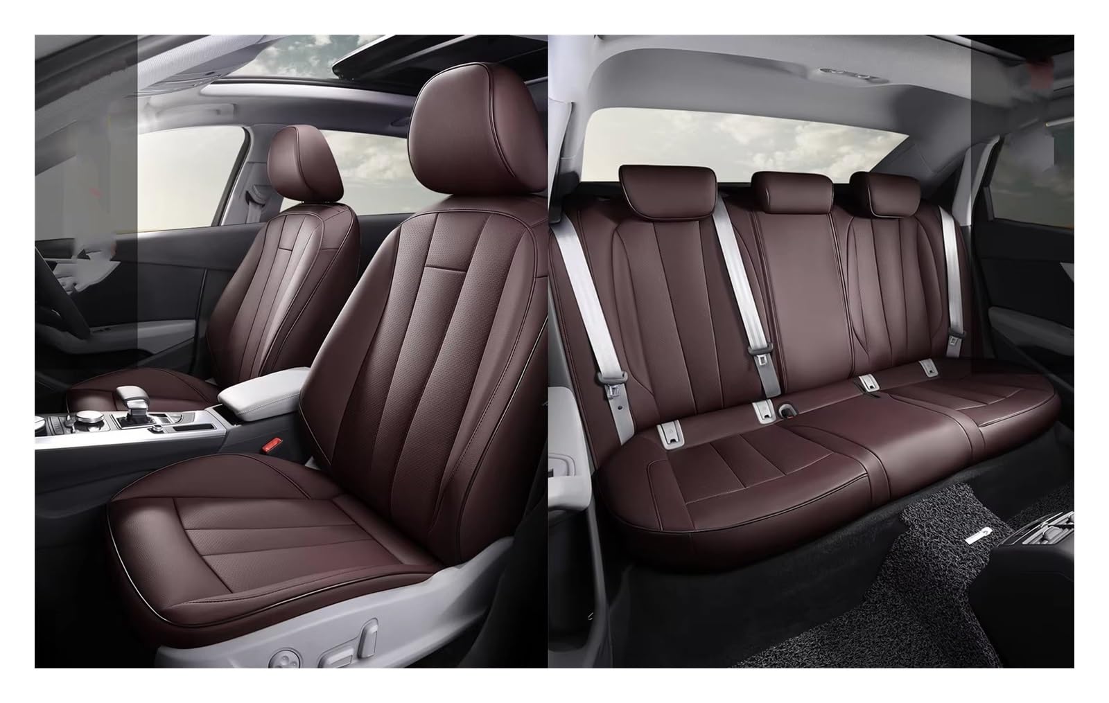 Autositzbezug Auto Sitzbezug Für Skoda Für Rapid Für Karoq Frau Mann Geschenke Auto Innen Zubehör Sitz Protektoren Sitzschoner Auto(Color8) von LPAKMGAGEL