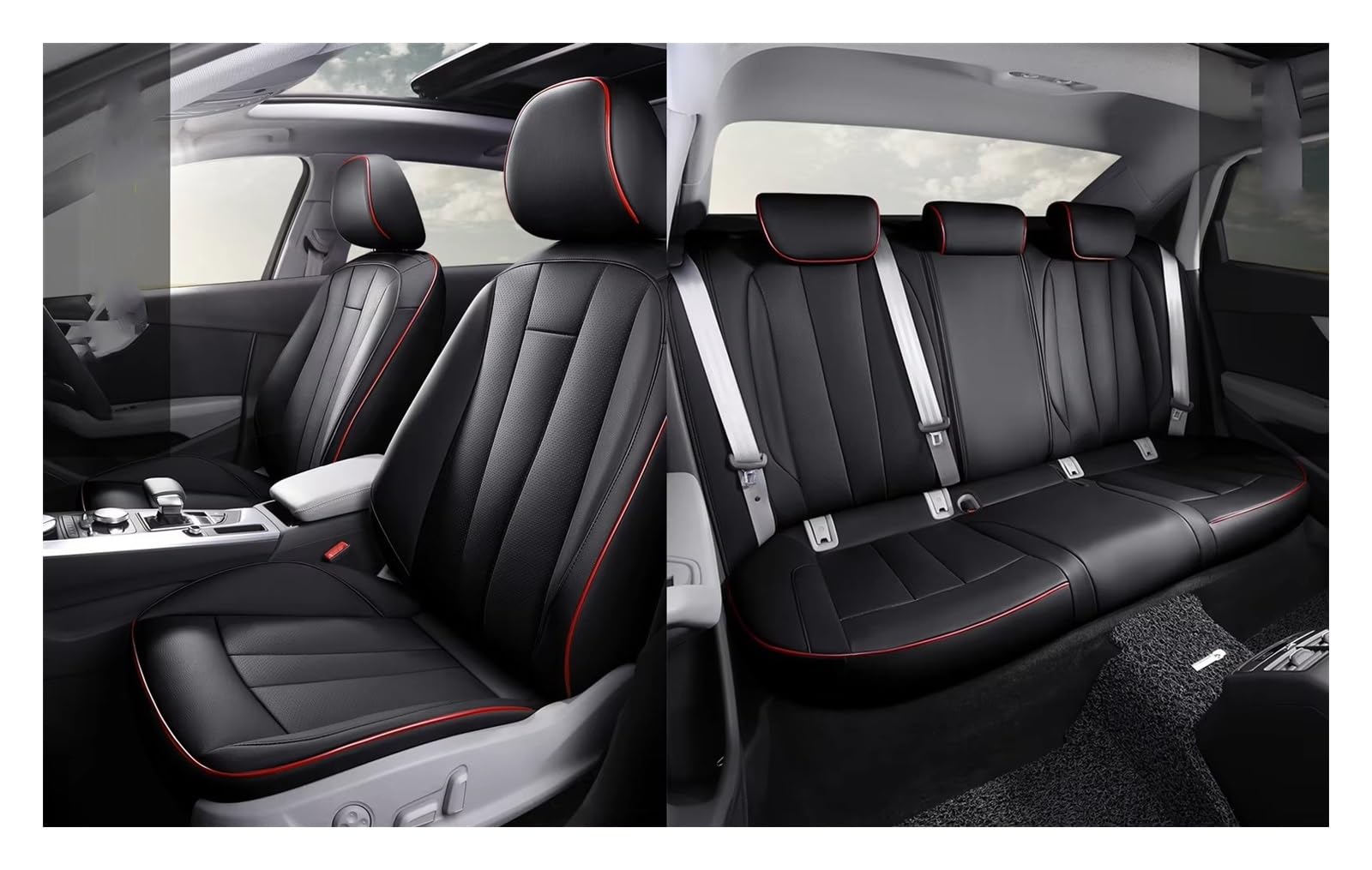 Autositzbezug Auto Sitzbezug Für Skoda Für Rapid Für Karoq Frau Mann Geschenke Auto Innen Zubehör Sitz Protektoren Sitzschoner Auto(Color9) von LPAKMGAGEL