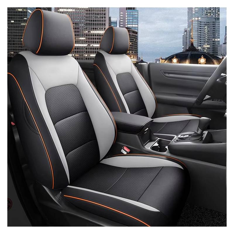 Autositzbezug Auto Spezielle Sitz Abdeckung 5 Sitz Für CRV 2023 2024 wasserdichte Leder Kissen Auto Sitzbezüge Innen Zubehör Sitzschoner Auto(Coffee) von LPAKMGAGEL