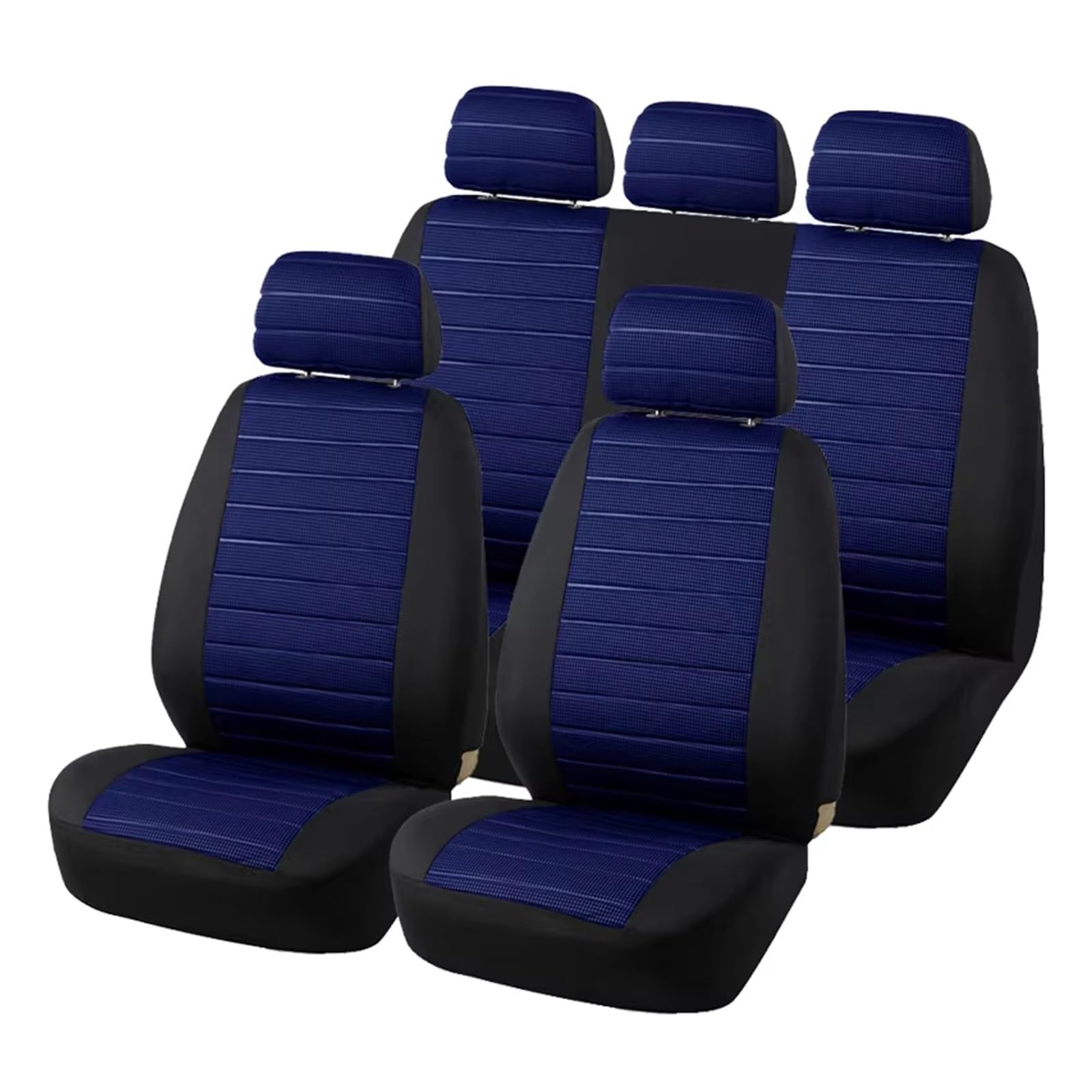 Autositzbezug Auto-Vollsitzbezug-Styling Für Nissan Für KIA-Rio Autositzschutz Anti-Falten Und Anti-Verformung Sitzschoner Auto(Blue 1 Set) von LPAKMGAGEL
