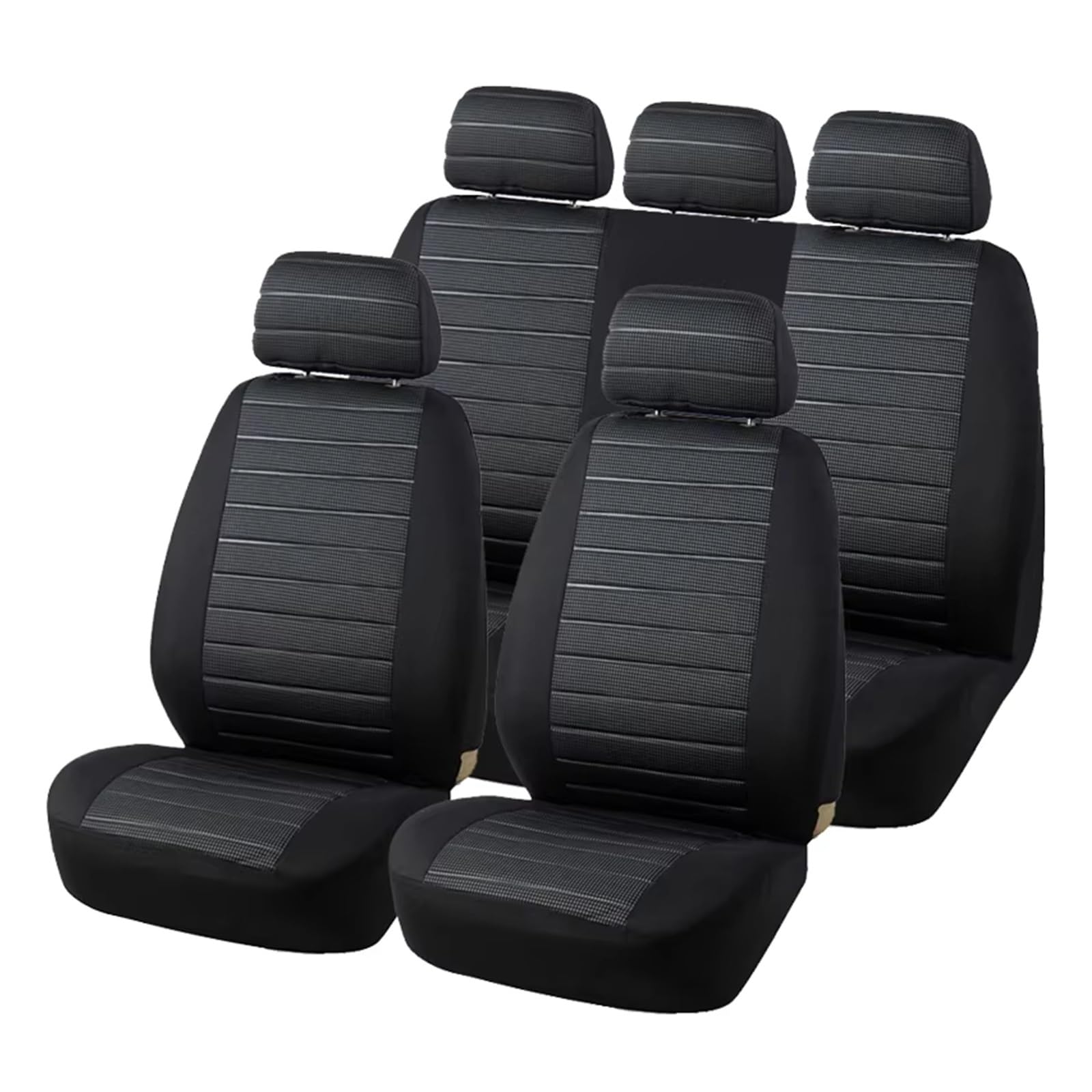Autositzbezug Auto-Vollsitzbezug-Styling Für Nissan Für KIA-Rio Autositzschutz Anti-Falten Und Anti-Verformung Sitzschoner Auto(Gray 1 Set) von LPAKMGAGEL