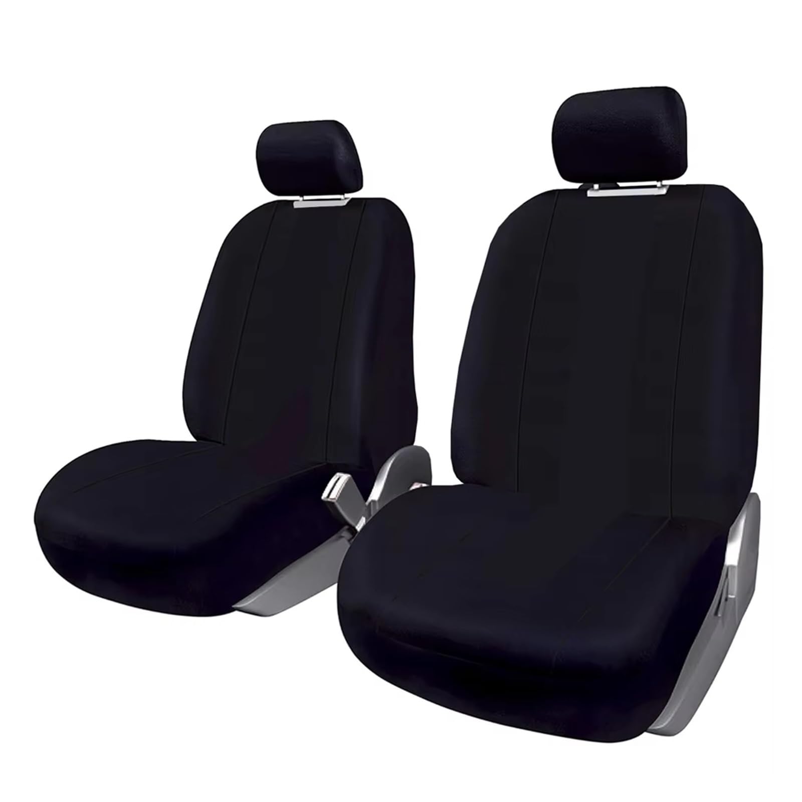 Autositzbezug Autositzbezüge, Geeignet Für Die Meisten Autos, Rutschfester, Atmungsaktiver Sitzbezug, Auto-Innenzubehör Sitzschoner Auto(Black 2pc) von LPAKMGAGEL