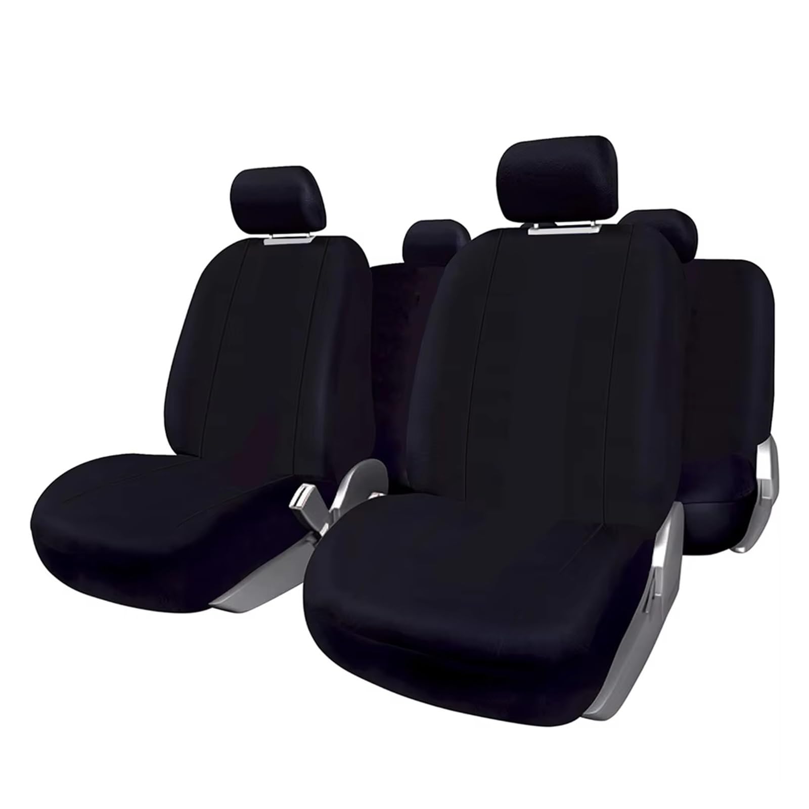 Autositzbezug Autositzbezüge, Geeignet Für Die Meisten Autos, Rutschfester, Atmungsaktiver Sitzbezug, Auto-Innenzubehör Sitzschoner Auto(Black Full Set) von LPAKMGAGEL