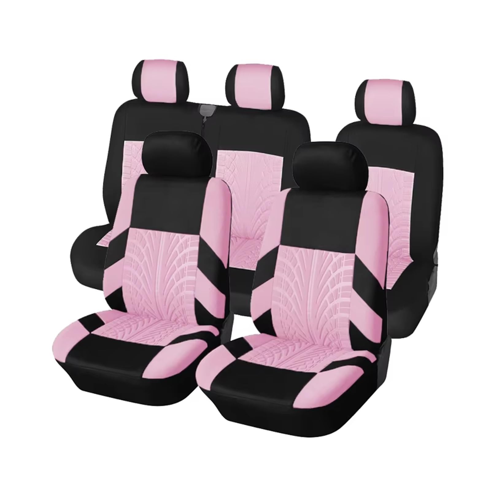 Autositzbezug Autositzbezüge (doppelte Vordersitze Und 2+1 Sitze) Für Focus III 2015–2019 Für Kangoo Autositzschoner Sitzschoner Auto(Pink-9PCS) von LPAKMGAGEL