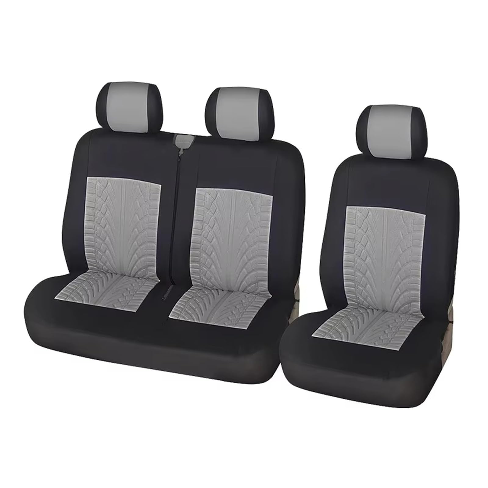 Autositzbezug Autositzbezüge Anti-Falten- Und Anti-Verformungs-Sitzbezüge Autoinnenraum Geeignet Für Die Meisten Autos Sitzschoner Auto(Gray-3pcs) von LPAKMGAGEL