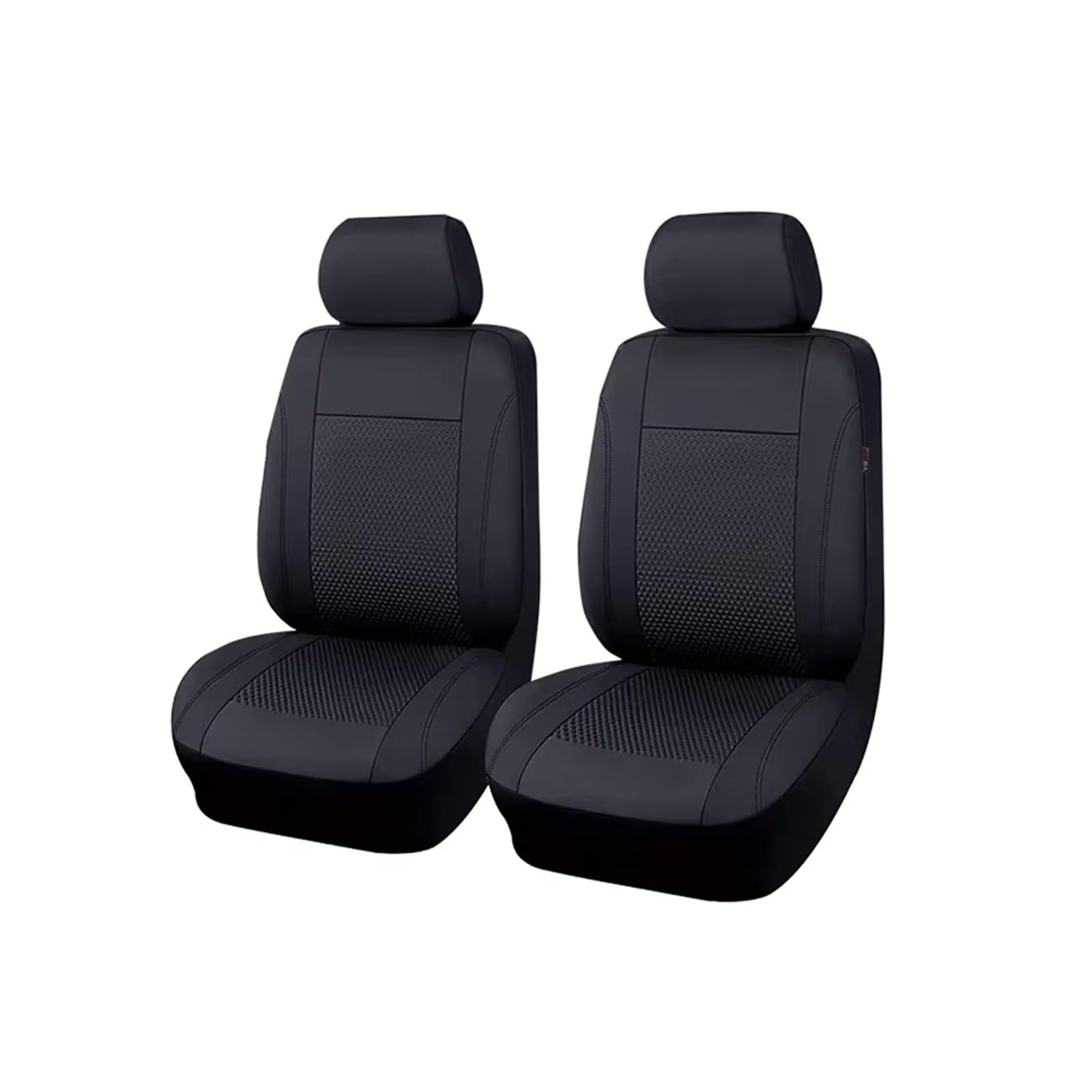 Autositzbezug Autositzbezüge Aus Schwarzem Mesh-Stoff, Komplettes Set, Passend Für Die Meisten Autos, Mit Reißverschluss, Airbag-kompatibler Innenausstattung Sitzschoner Auto(4pcs) von LPAKMGAGEL