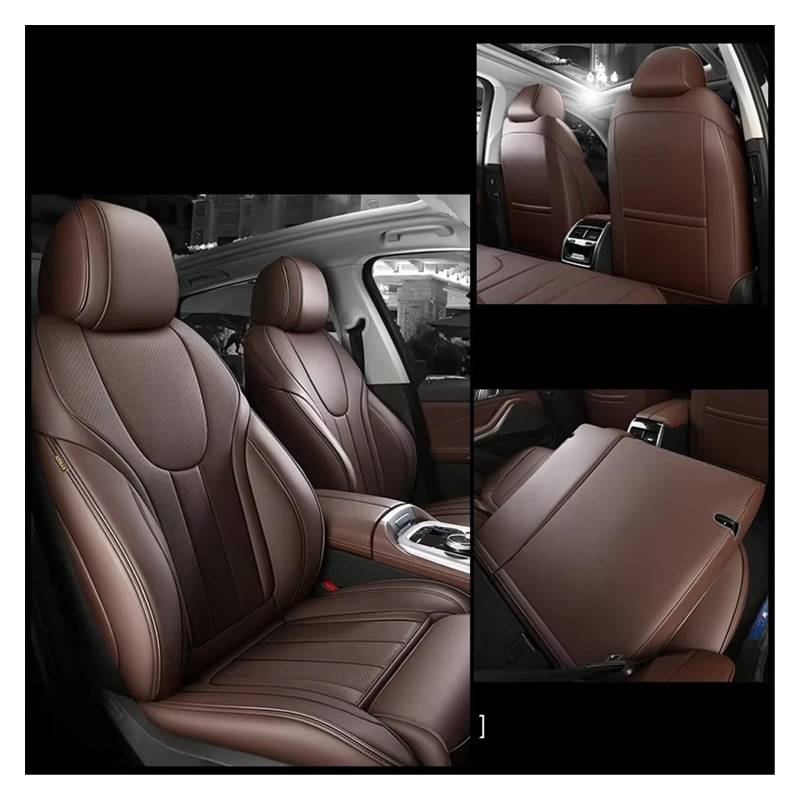 Autositzbezug Autositzbezüge Für Benz Für W205 Für W203, Atmungsaktives Und Verschleißfestes Auto-Kissenzubehör Sitzschoner Auto(Coffee) von LPAKMGAGEL