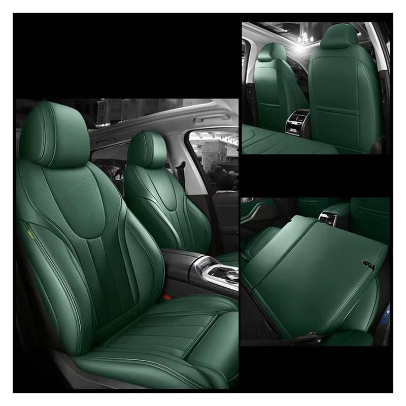 Autositzbezug Autositzbezüge Für Benz Für W205 Für W203, Atmungsaktives Und Verschleißfestes Auto-Kissenzubehör Sitzschoner Auto(Green) von LPAKMGAGEL