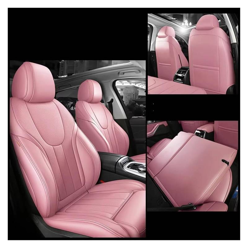 Autositzbezug Autositzbezüge Für Benz Für W205 Für W203, Atmungsaktives Und Verschleißfestes Auto-Kissenzubehör Sitzschoner Auto(Pink) von LPAKMGAGEL