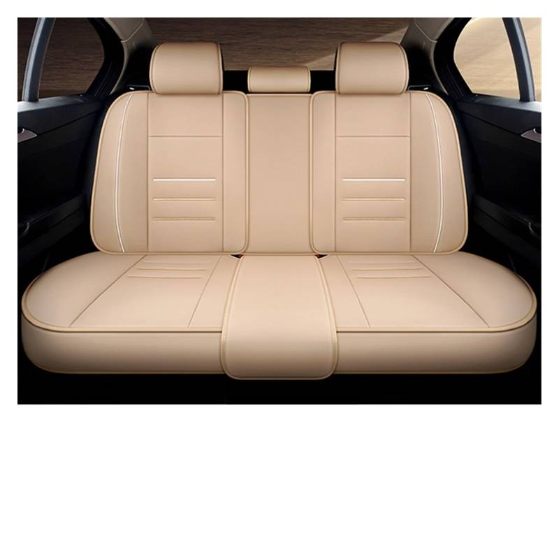 Autositzbezug Autositzbezüge Für Die Meisten Autos, Kratz- Und Staubabweisendes Auto-Innenzubehör Sitzschoner Auto(Rear Seats-Beige) von LPAKMGAGEL