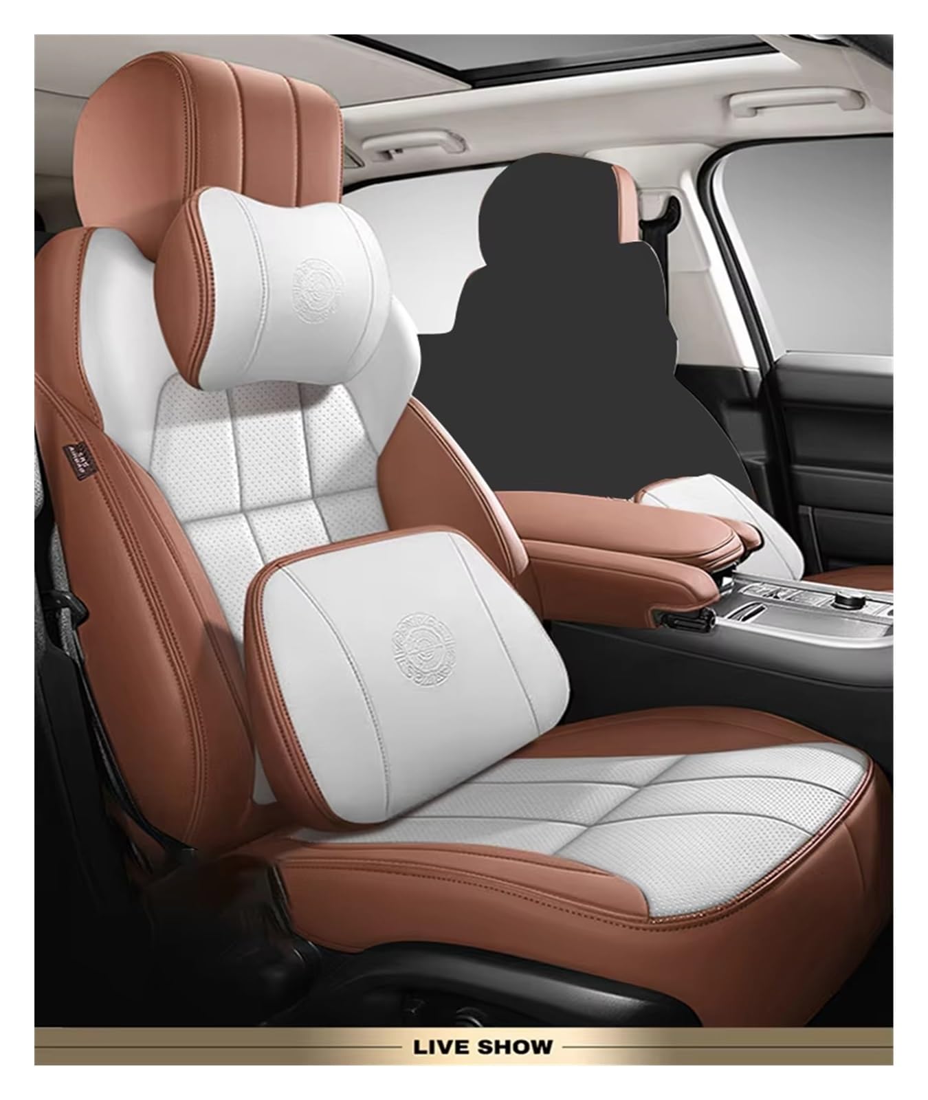 Autositzbezug Autositzbezüge Für FIAT Für 500 2011–2014, Wasserdicht, Autozubehör, Innenschutzpolster Sitzschoner Auto(Color10) von LPAKMGAGEL
