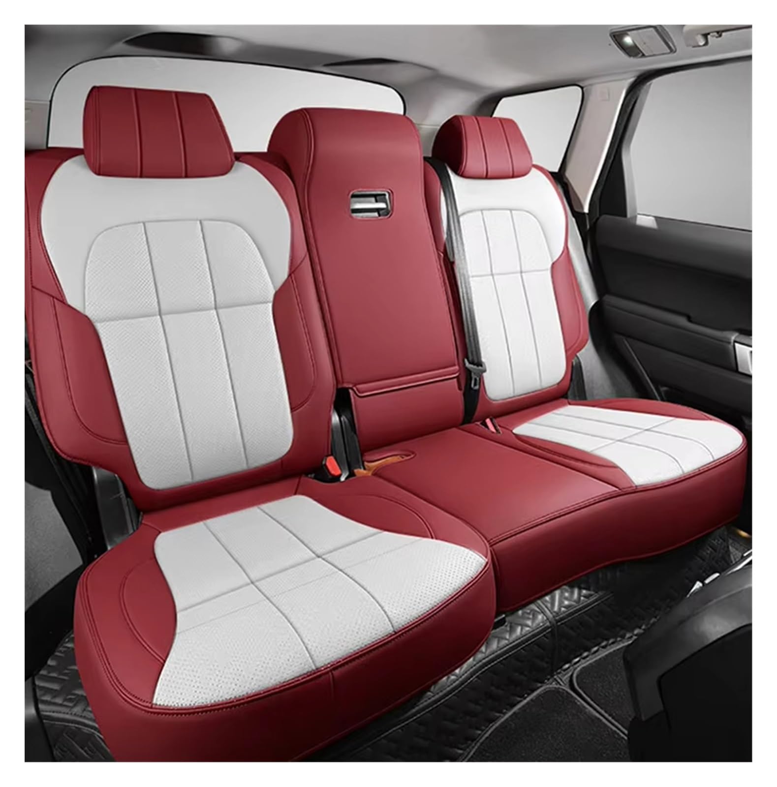 Autositzbezug Autositzbezüge Für FIAT Für 500 2011–2014, Wasserdicht, Autozubehör, Innenschutzpolster Sitzschoner Auto(Color21) von LPAKMGAGEL