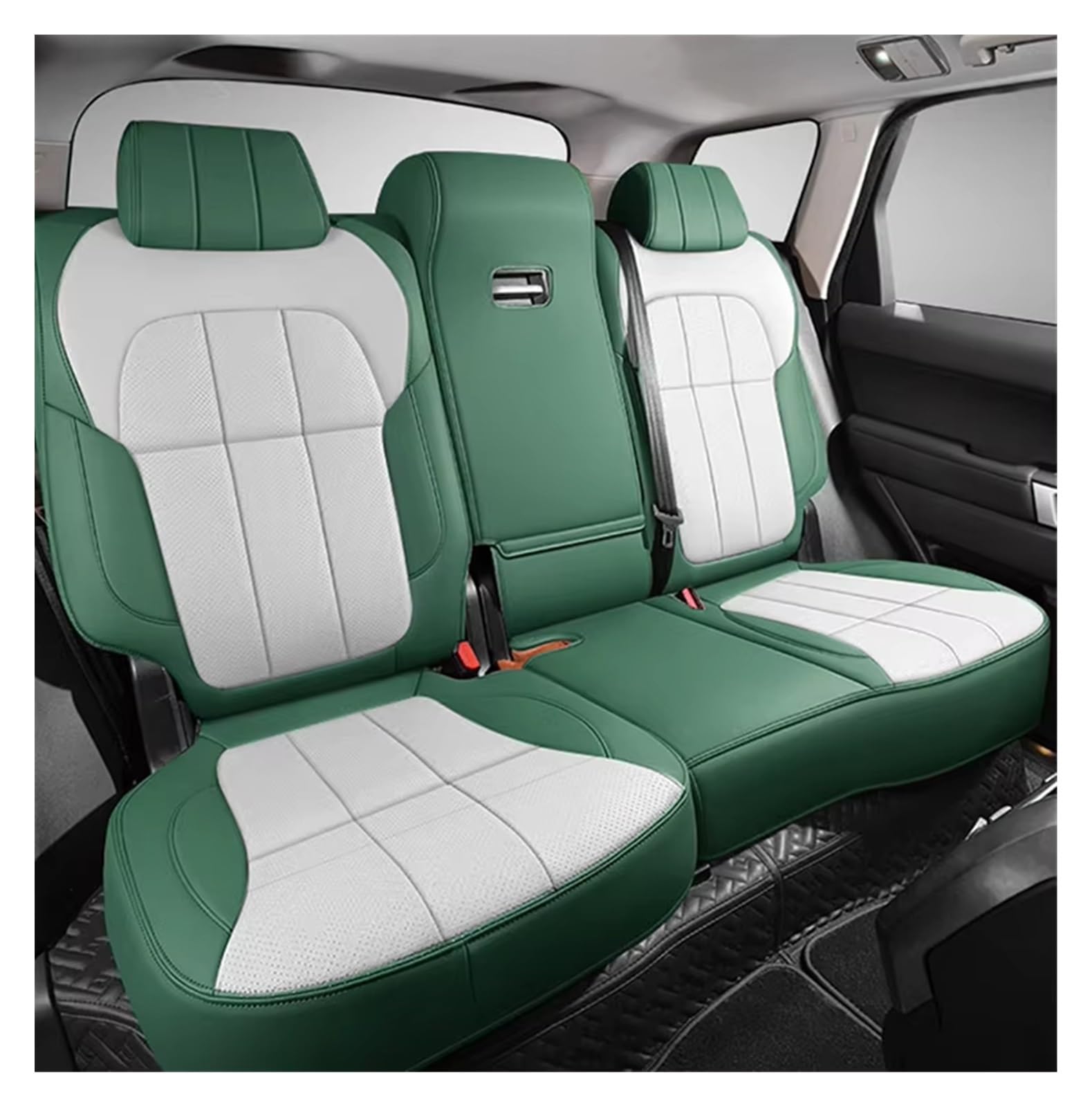 Autositzbezug Autositzbezüge Für FIAT Für 500 2011–2014, Wasserdicht, Autozubehör, Innenschutzpolster Sitzschoner Auto(Color23) von LPAKMGAGEL