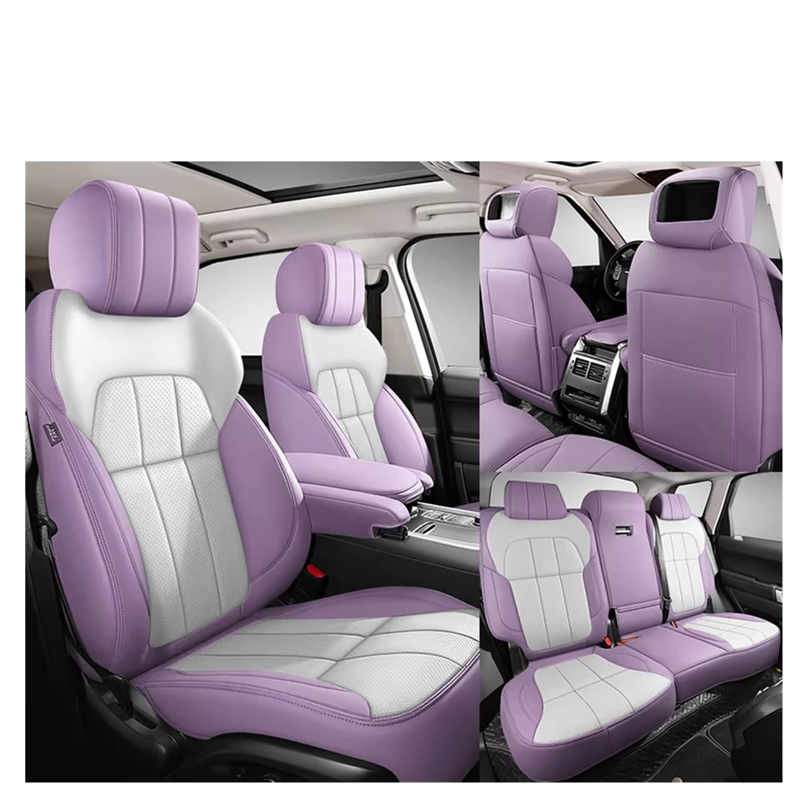 Autositzbezug Autositzbezüge Für FIAT Für 500 2011–2014, Wasserdicht, Autozubehör, Innenschutzpolster Sitzschoner Auto(Color25) von LPAKMGAGEL