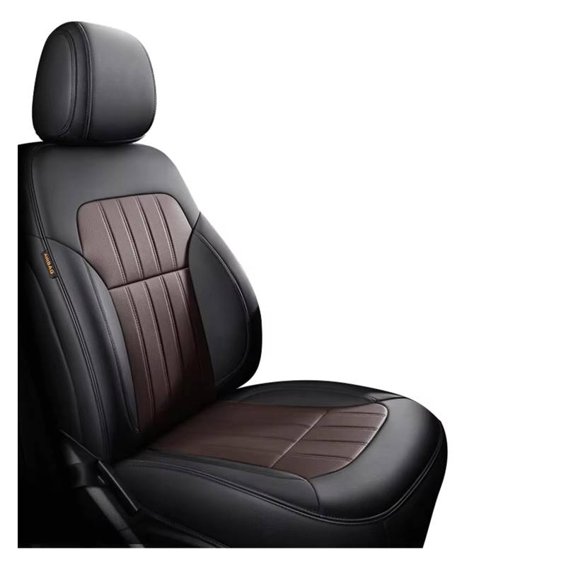 Autositzbezug Autositzbezüge Für Focus Für Fiesta Für Mondeo. Verschleißfestes Und Langlebiges Leder-Autozubehör Sitzschoner Auto(1Pcs-Balck Coffee) von LPAKMGAGEL