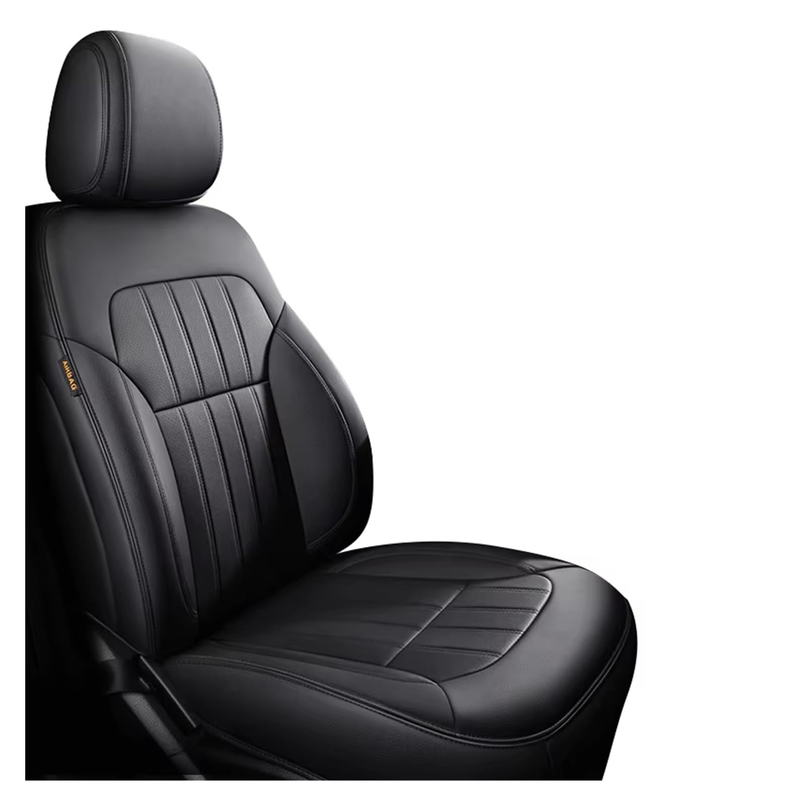 Autositzbezug Autositzbezüge Für Mg4 Für Mulan, Rutschfestes, Atmungsaktives Leder, Autozubehör Sitzschoner Auto(1Pcs-Black) von LPAKMGAGEL