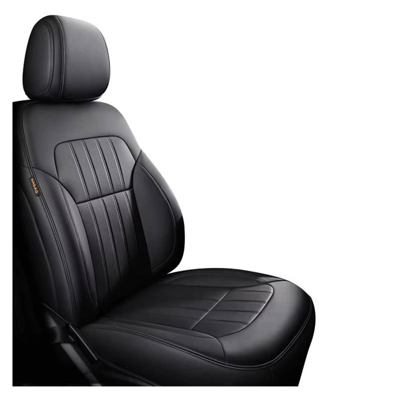 Autositzbezug Autositzbezüge Für Mg4 Für Mulan, Rutschfestes, Atmungsaktives Leder, Autozubehör Sitzschoner Auto(1Pcs-Black) von LPAKMGAGEL
