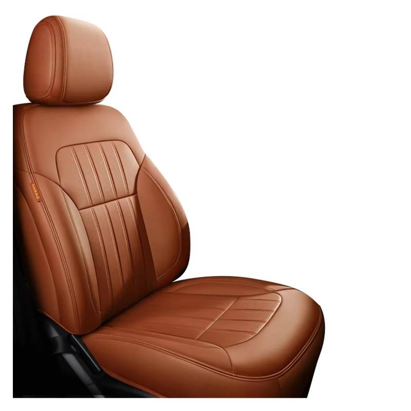 Autositzbezug Autositzbezüge Für Mg4 Für Mulan, Rutschfestes, Atmungsaktives Leder, Autozubehör Sitzschoner Auto(1Pcs-Orange) von LPAKMGAGEL