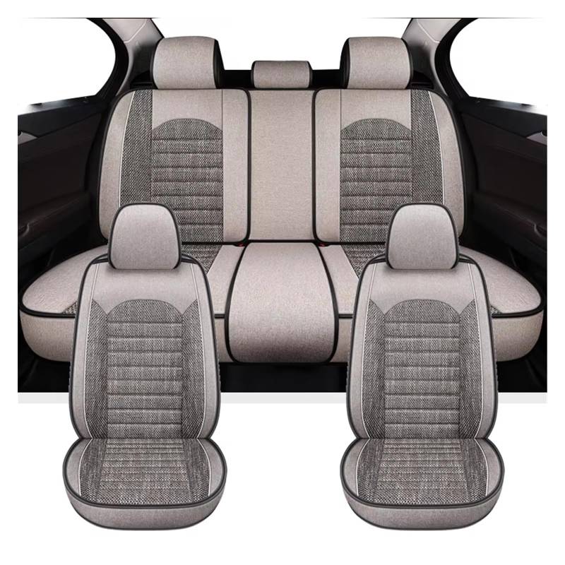 Autositzbezug Autositzbezüge Für Toyota Für Corolla Für Camry. rutschfeste, Atmungsaktive Auto-Innenausstattung Sitzschoner Auto(Full Set-Beige) von LPAKMGAGEL