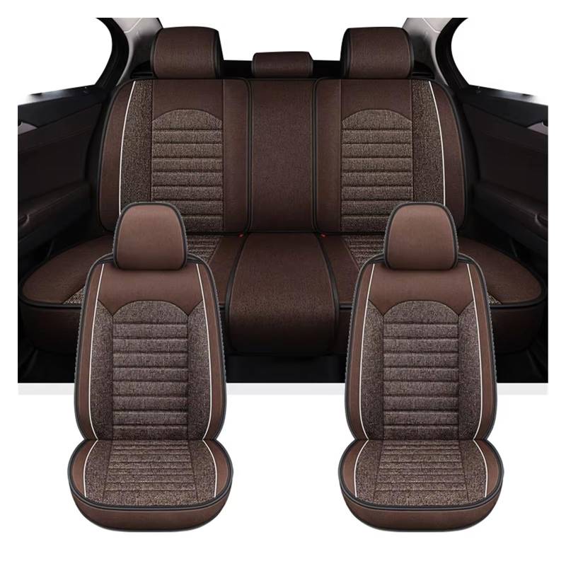 Autositzbezug Autositzbezüge Für Toyota Für Corolla Für Camry. rutschfeste, Atmungsaktive Auto-Innenausstattung Sitzschoner Auto(Full Set-Coffee) von LPAKMGAGEL