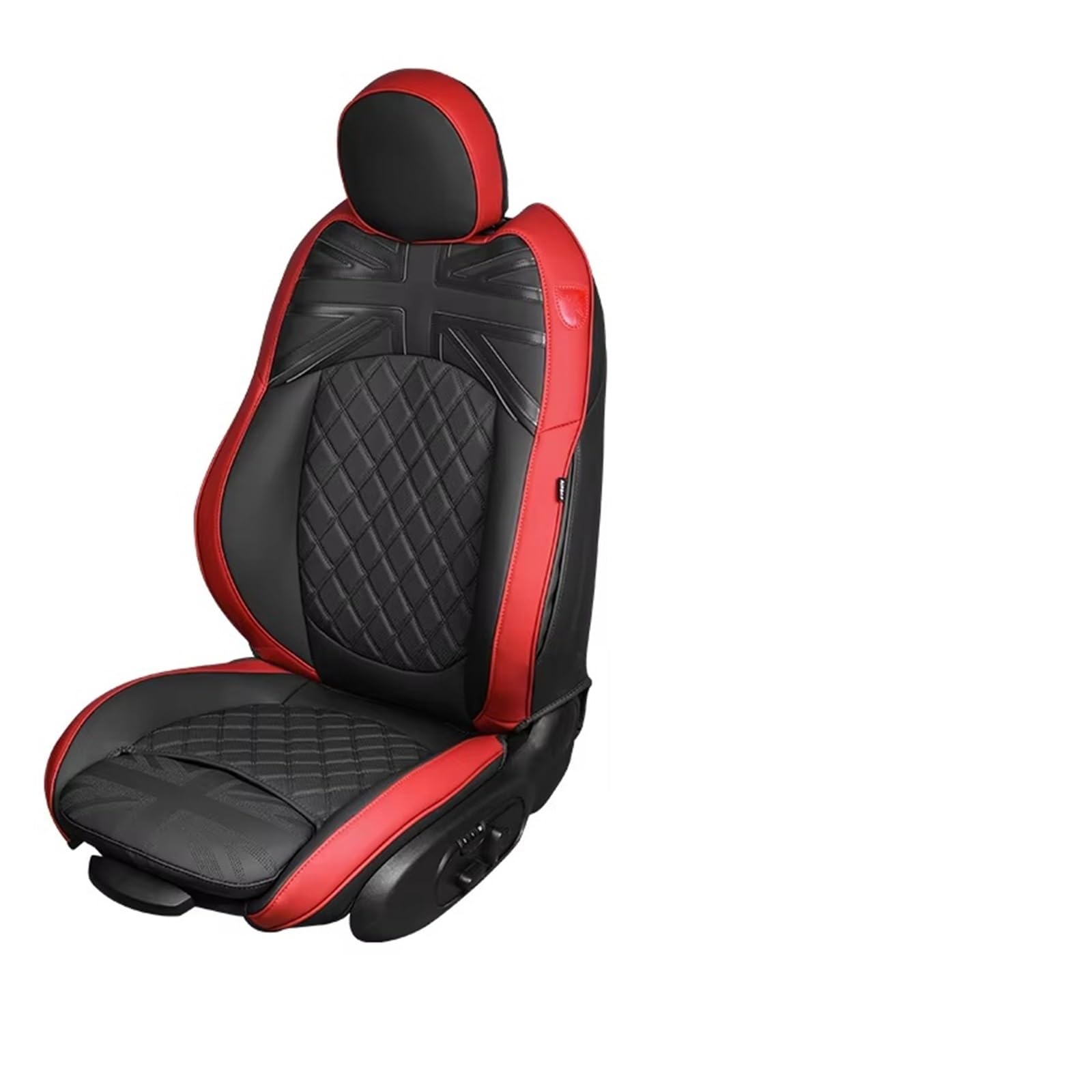 Autositzbezug Autositzbezüge Kissen Schutzpolster Für MINI Für Cooper Für F55 2023-2019 Autositzschutz Innendekoration Sitzschoner Auto(Orange) von LPAKMGAGEL
