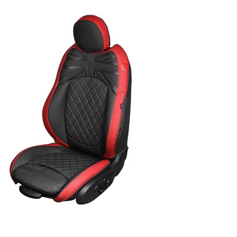 Autositzbezug Autositzbezüge Kissen Schutzpolster Für MINI Für Cooper Für F55 2023-2019 Autositzschutz Innendekoration Sitzschoner Auto(Orange) von LPAKMGAGEL