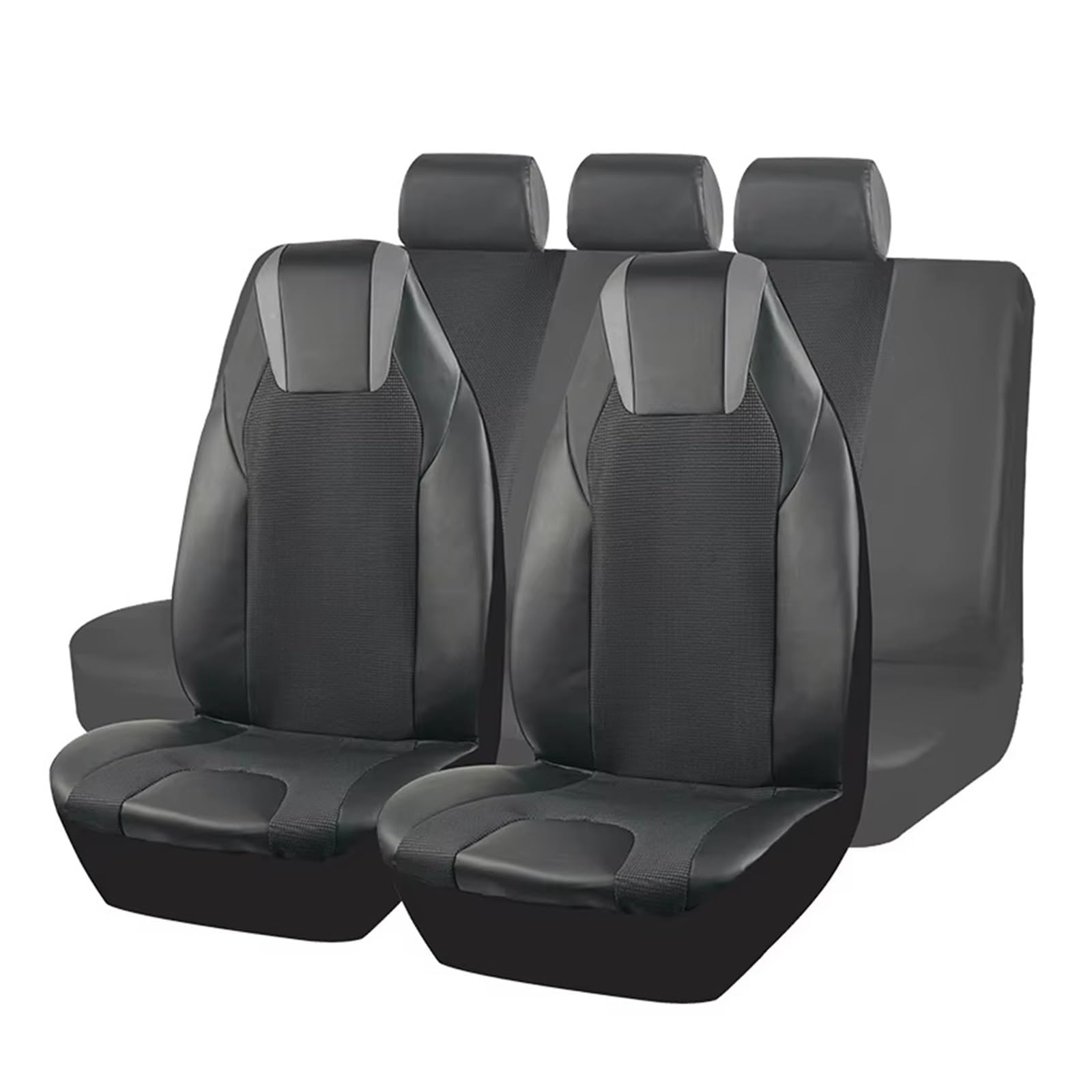 Autositzbezug Autositzbezüge Passen Für Die Meisten Autos, PU-Leder, Gespleißt Mit Gepunktetem Jacquard-Stoff, Zubehör Für Sitzbezüge Sitzschoner Auto Autositzbezug Autositzbezüge Passen Für Die Meisten Autos, PU-Leder, Gespleißt Mit Gepunktetem Jacquard-Stoff, Zubehör Für Sitzbezüge Sitzschoner Auto von LPAKMGAGEL
