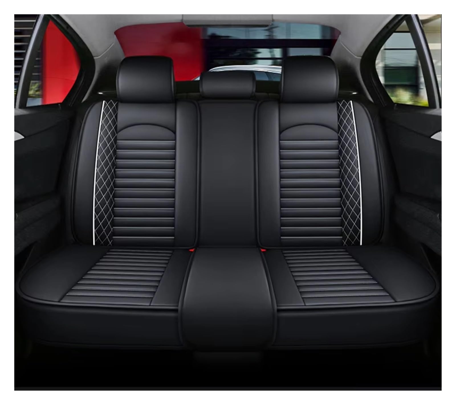 Autositzbezug Autositzbezüge. Geeignet Für Die Meisten Autos. Staubdichte, Schmutz- Und Abriebfeste Sitzbezüge Sitzschoner Auto(Only Rear seat 7) von LPAKMGAGEL