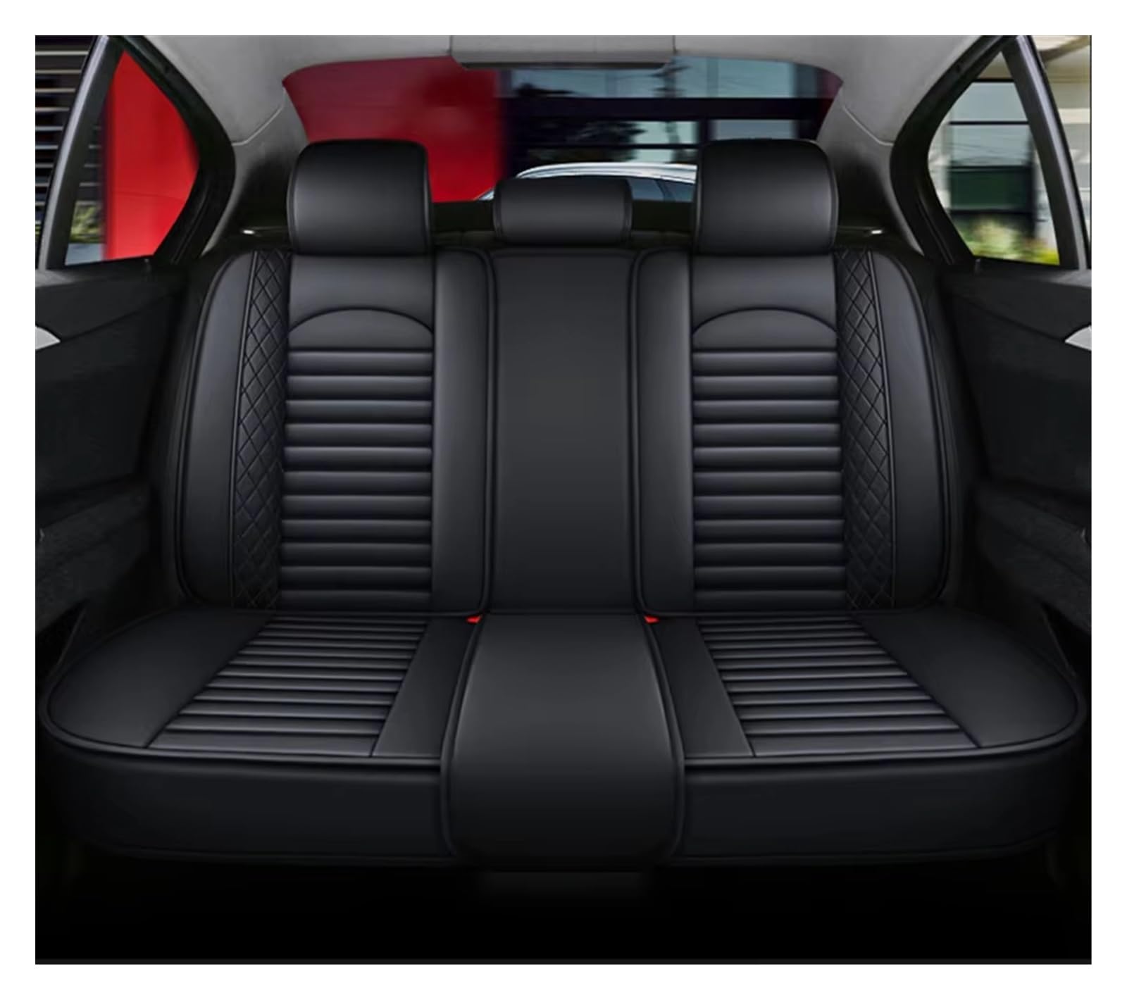Autositzbezug Autositzbezüge. Geeignet Für Die Meisten Autos. Staubdichte, Schmutz- Und Abriebfeste Sitzbezüge Sitzschoner Auto(Only Rear seat 8) von LPAKMGAGEL