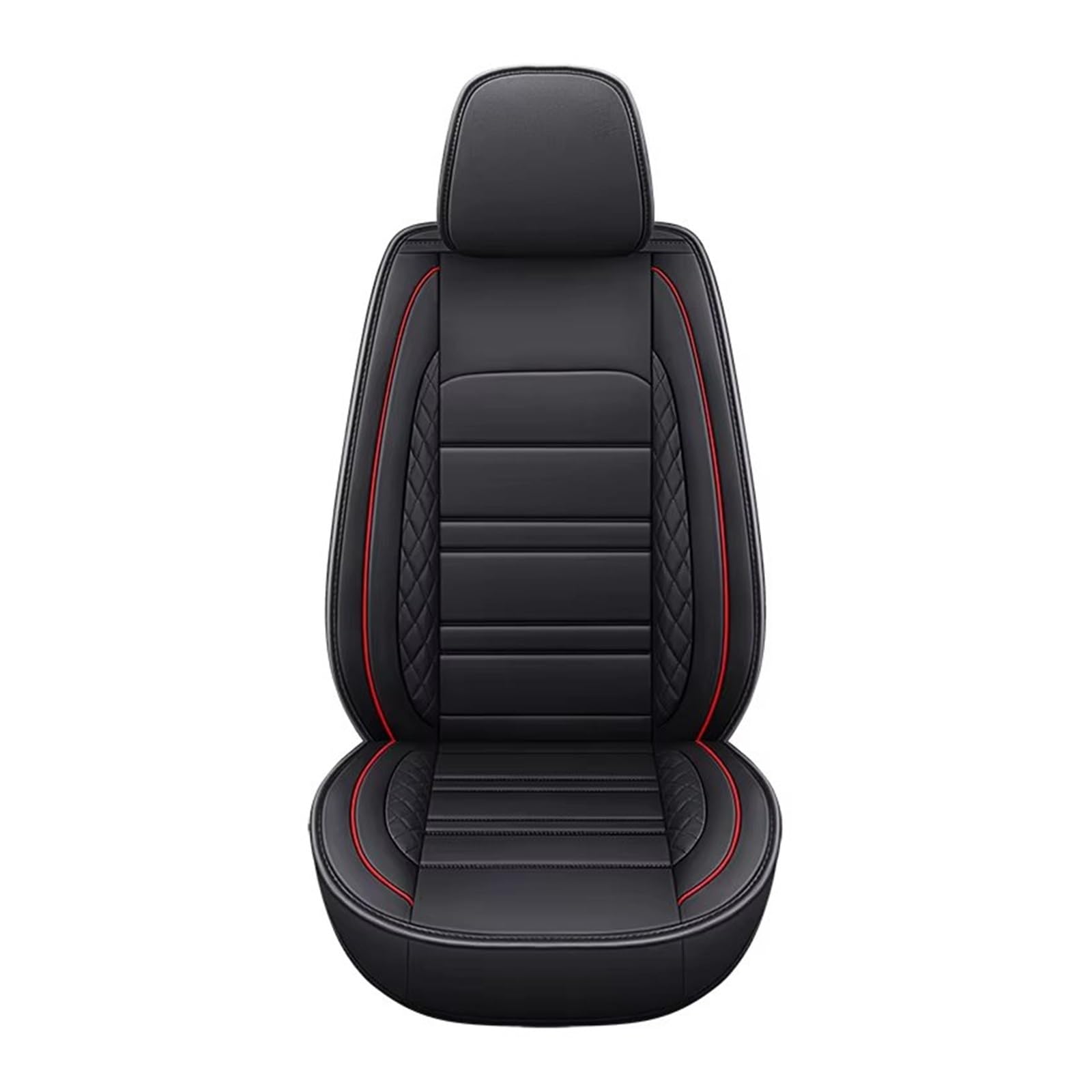 Autositzbezug Autositzbezug, Geeignet Für Die Meisten Autos. Schöne Und Praktische Auto-Innenausstattung-Sitzschoner Sitzschoner Auto(1Pc-Black Red) von LPAKMGAGEL