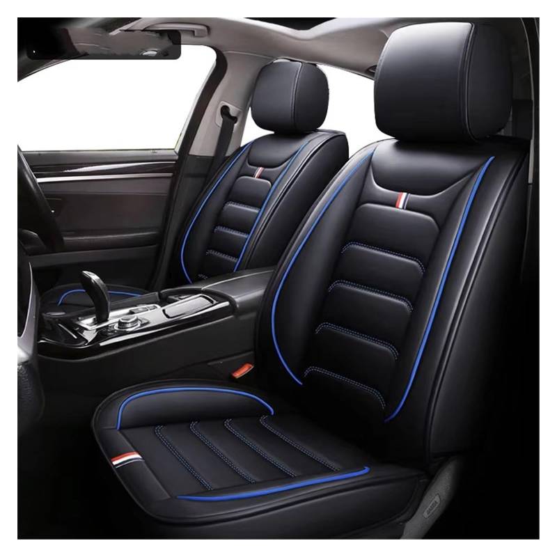 Autositzbezug Autositzbezug, Kratzfest Und Staubdicht, Geeignet Für Die Meisten Autos, Autozubehör, Innenausstattung (1 Sitz) Sitzschoner Auto(Black Blue) von LPAKMGAGEL