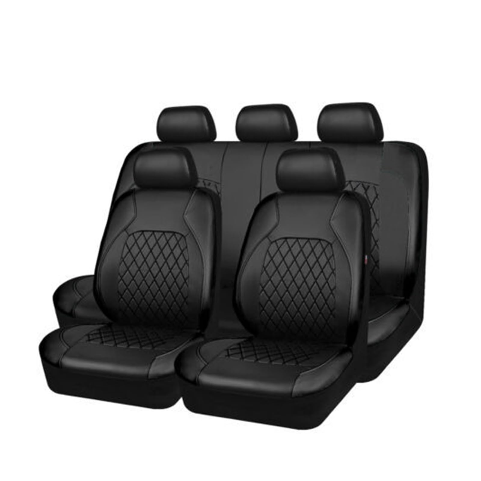 Autositzbezug Autositzbezug, PU-Leder, Kompletter Satz, Vollständig Umschlossener Sitzschutzbezug, Wasserdichter Sitzbezug Für Den Auto-Innenraum Sitzschoner Auto(5 Seats) von LPAKMGAGEL