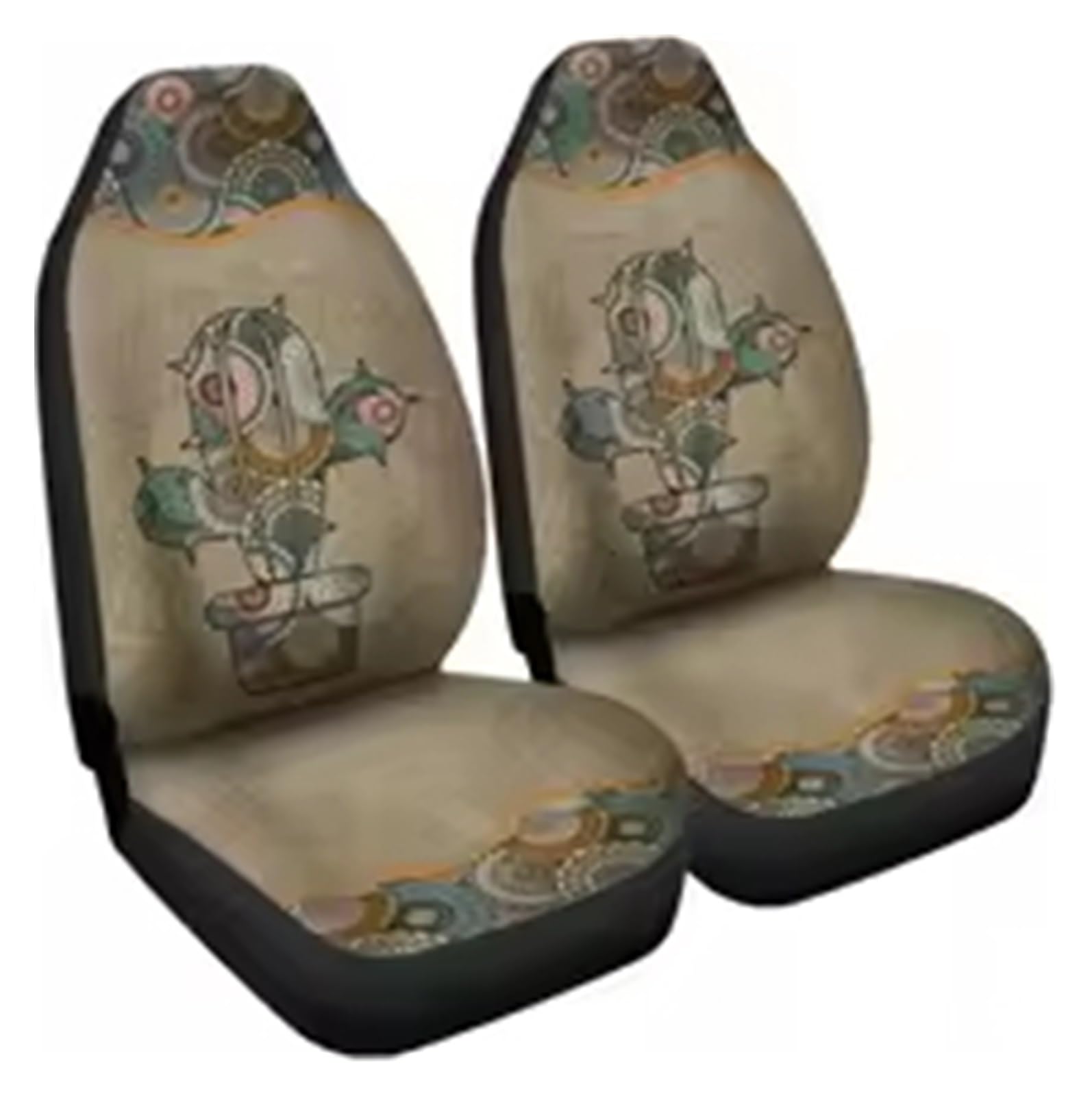 Autositzbezug Autositzbezug, rutschfest, Atmungsaktiv, Sitzbezüge Mit Blumenmuster, Geschenk Für Ihn, Zubehör Sitzschoner Auto(Color10) von LPAKMGAGEL