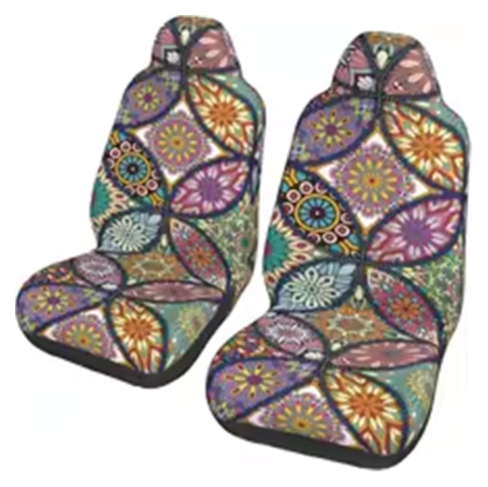 Autositzbezug Autositzbezug, rutschfest, Atmungsaktiv, Sitzbezüge Mit Blumenmuster, Geschenk Für Ihn, Zubehör Sitzschoner Auto(Color8) von LPAKMGAGEL