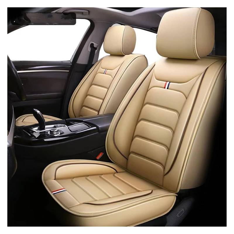 Autositzbezug Autositzbezug Für Suzuki Für Grand Für Vitara Auto-Innenausstattung Sitzschoner Auto(Beige) von LPAKMGAGEL