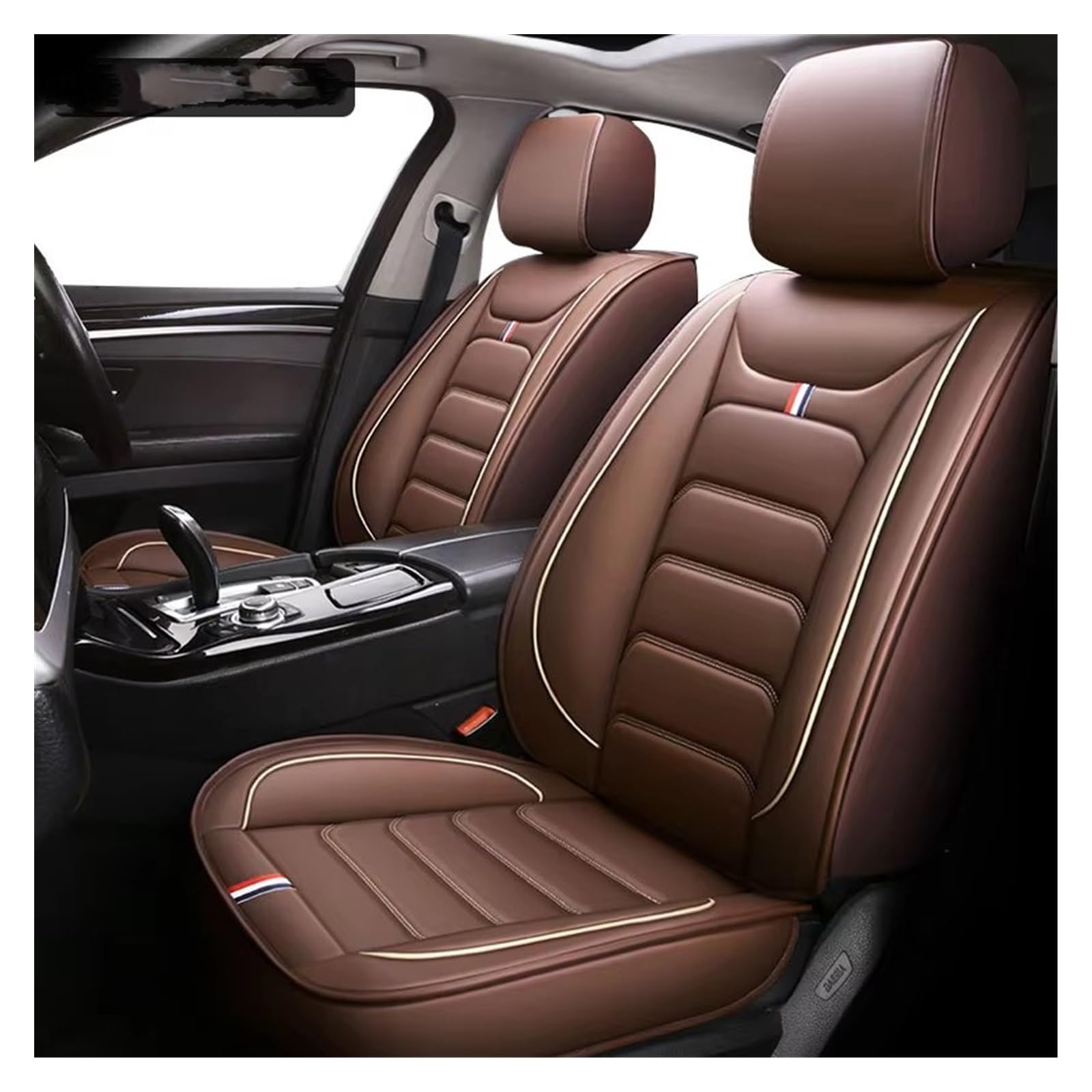 Autositzbezug Autositzbezug Für Suzuki Für Grand Für Vitara Auto-Innenausstattung Sitzschoner Auto(Coffee) von LPAKMGAGEL