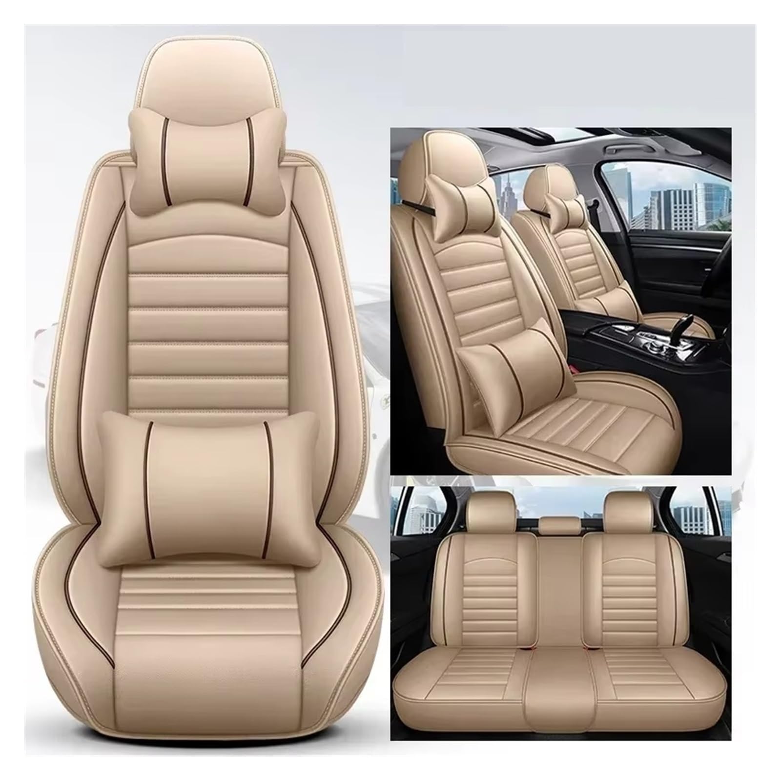 Autositzbezug Autositzbezug Für VW Für CC Für Toureg Für T-ROC Autozubehör Autositzschoner Innenzubehör Sitzschoner Auto(Color13) von LPAKMGAGEL