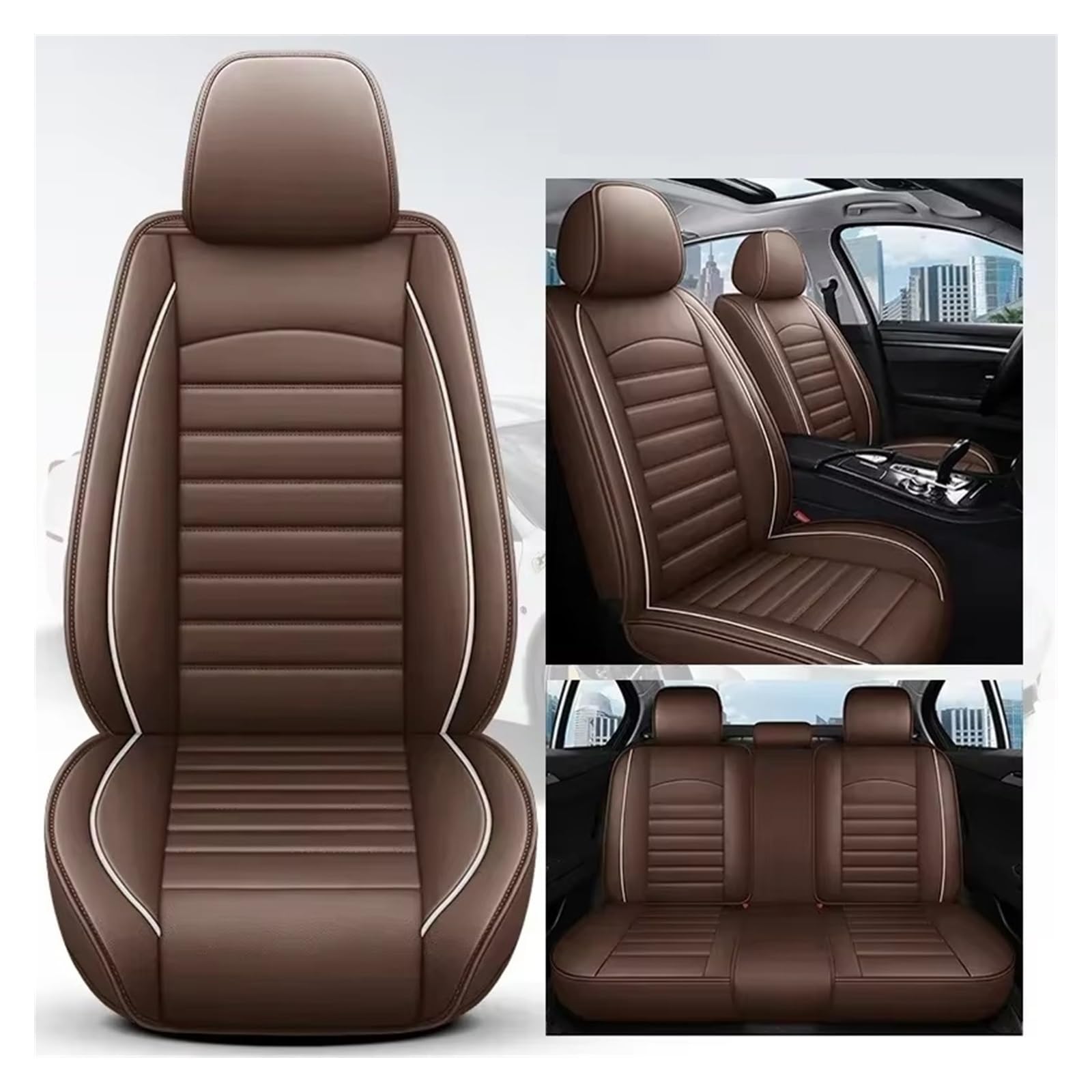 Autositzbezug Autositzbezug Für VW Für CC Für Toureg Für T-ROC Autozubehör Autositzschoner Innenzubehör Sitzschoner Auto(Color6) von LPAKMGAGEL