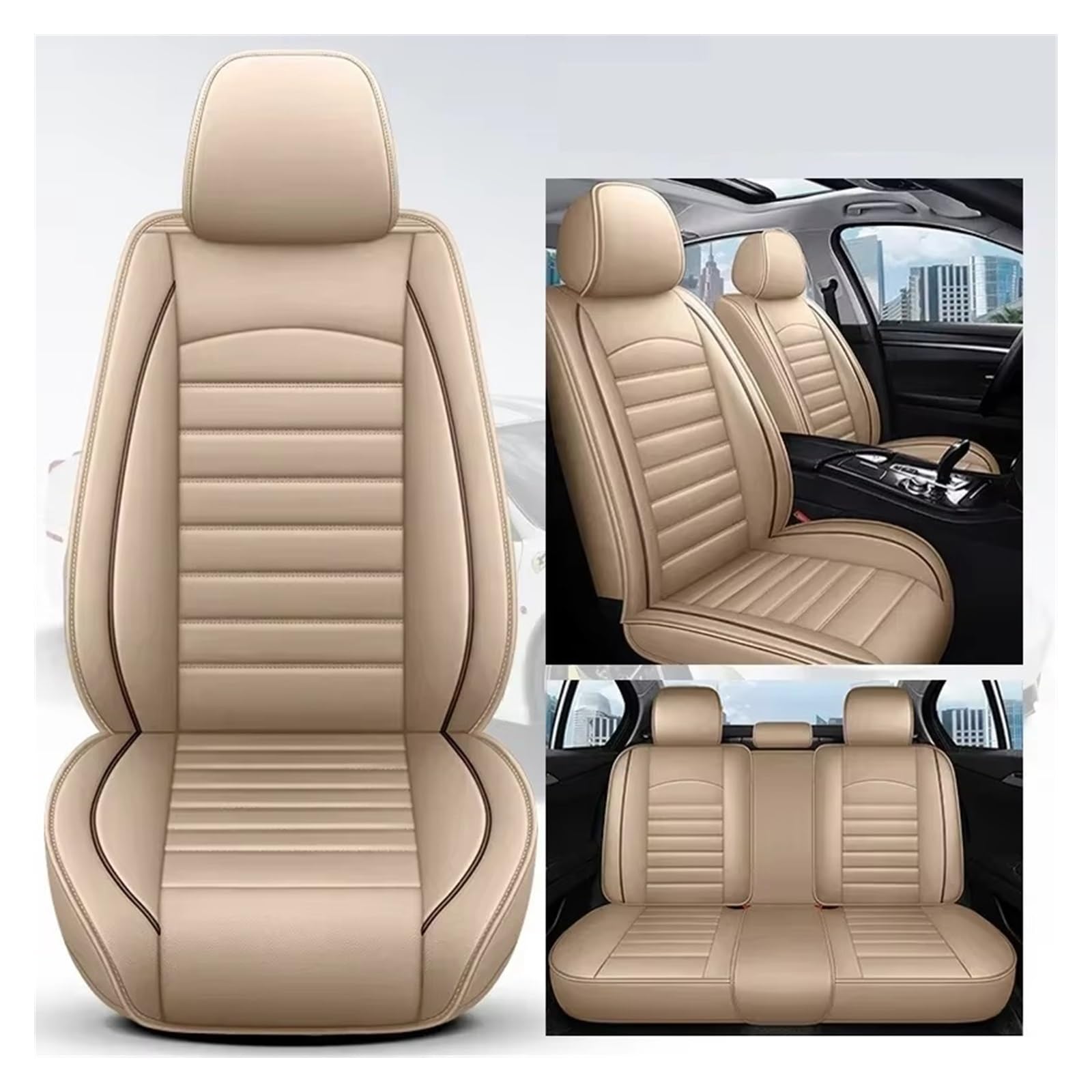 Autositzbezug Autositzbezug Für VW Für CC Für Toureg Für T-ROC Autozubehör Autositzschoner Innenzubehör Sitzschoner Auto(Color7) von LPAKMGAGEL