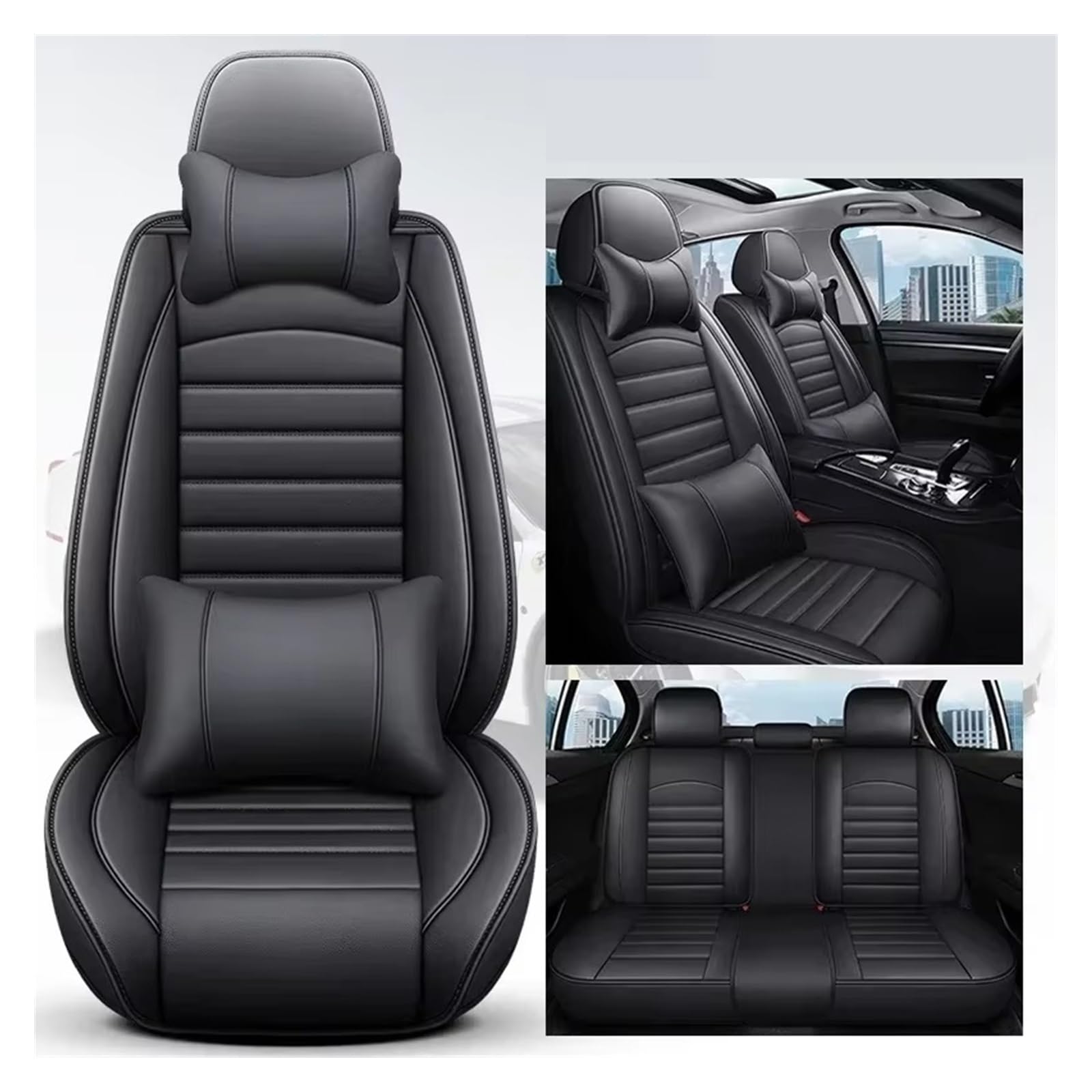 Autositzbezug Autositzbezug Für VW Für CC Für Toureg Für T-ROC Autozubehör Autositzschoner Innenzubehör Sitzschoner Auto(Color8) von LPAKMGAGEL