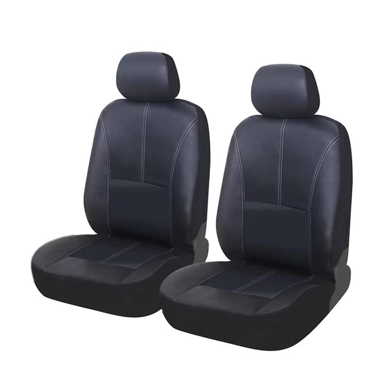 Autositzbezug Für Mitsubishi PU-Leder-Sitzbezug Deckt Den Autoinnenraum Ab, Geeignet Für Doppelte Vordersitze Und 2+1 Rücksitze Sitzschoner Auto(2 pcs) von LPAKMGAGEL