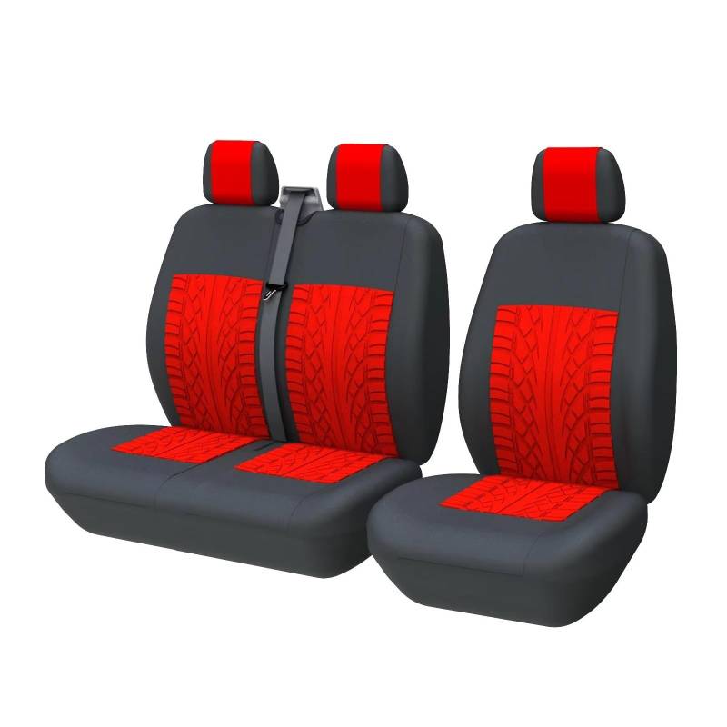 Autositzbezug LKW-Sitzbezüge, Kratzfest Und Staubdicht, Autositzbezüge, Autositzschoner, Innenausstattung Sitzschoner Auto(Red) von LPAKMGAGEL