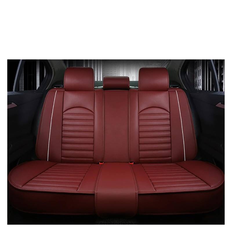 Autositzbezug Leder-Autositzbezüge, Geeignet Für Die Meisten Autos, Autozubehör, Kissen-Styling Sitzschoner Auto(15) von LPAKMGAGEL