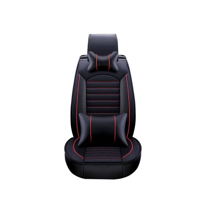 Autositzbezug Leder-Autositzbezüge, Geeignet Für Die Meisten Autos, Autozubehör, Kissen-Styling Sitzschoner Auto(2) von LPAKMGAGEL