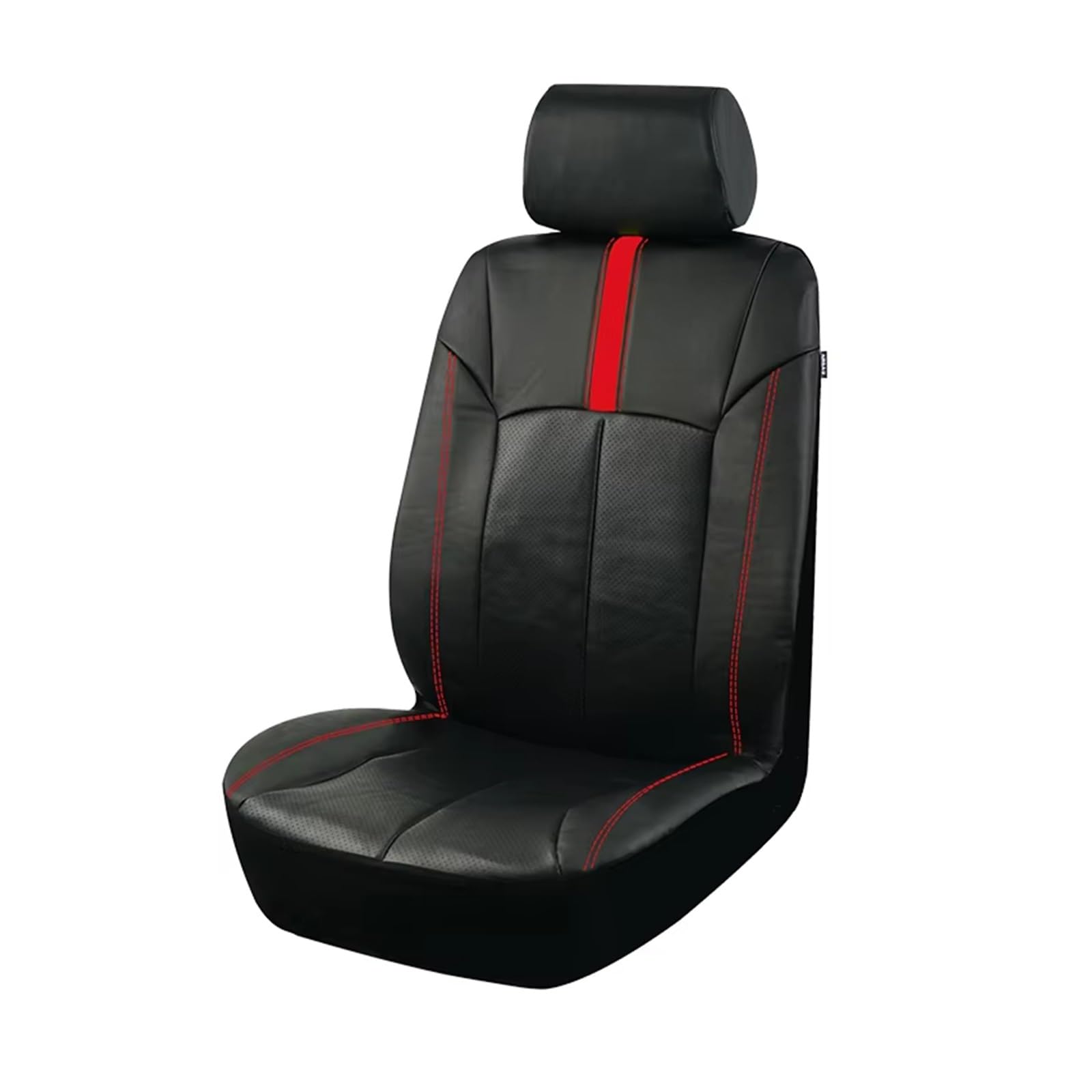 Autositzbezug Leder-Autositzbezüge-Set, Passend Für Die Meisten Autos. Wasserdichter Und Feuchtigkeitsbeständiger Autositzschutz, Zubehör Für Den Innenraum Sitzschoner Auto(Red 2 pcs) von LPAKMGAGEL