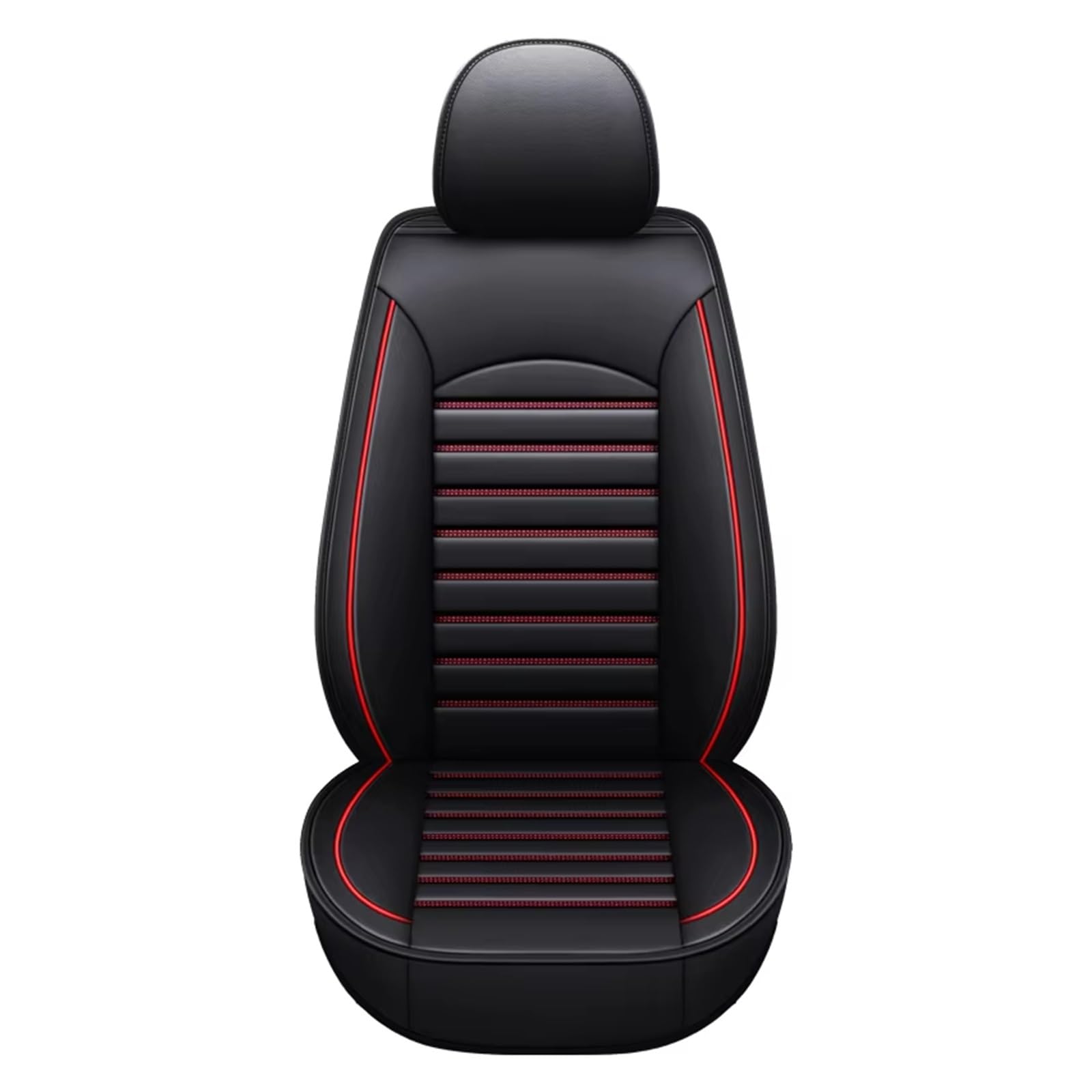 Autositzbezug Pu Leder 1PCS Auto Sitzbezüge Für Sitz Für Leon Für 5F 2013-2021 Anti-Falten Und Anti-verformung Auto Zubehör Sitzschoner Auto(Color1) von LPAKMGAGEL