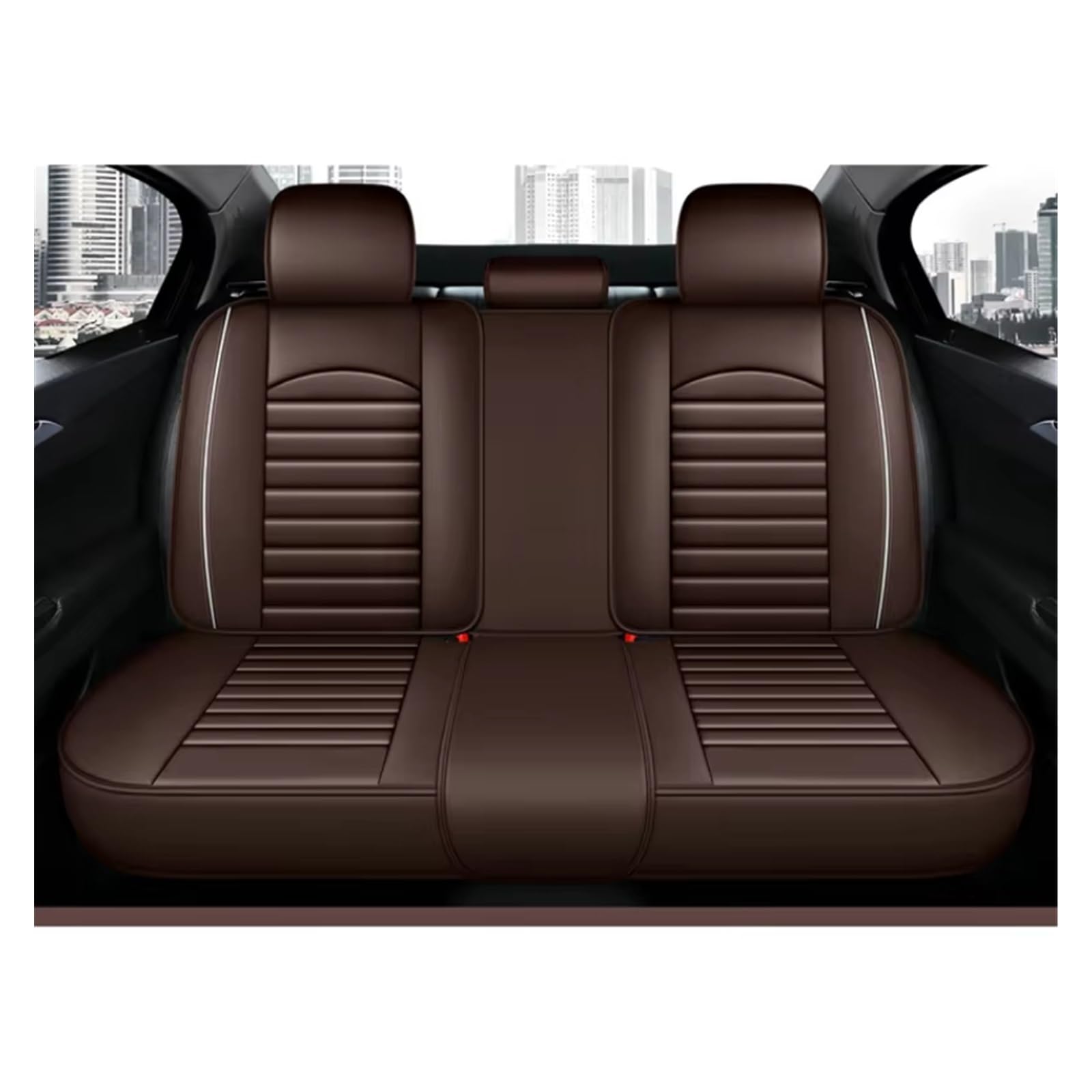 Autositzbezug Pu Leder 1PCS Auto Sitzbezüge Für Sitz Für Leon Für 5F 2013-2021 Anti-Falten Und Anti-verformung Auto Zubehör Sitzschoner Auto(Color9) von LPAKMGAGEL